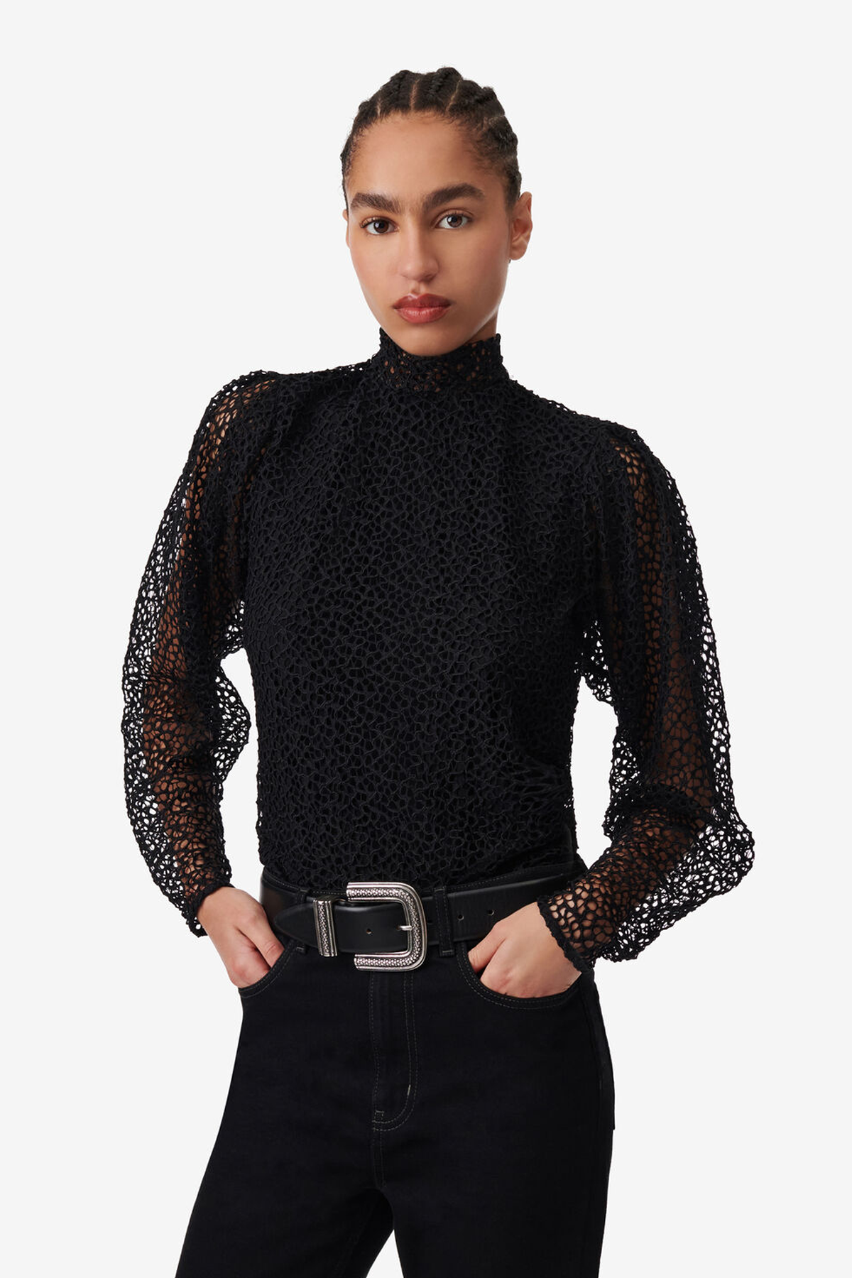 Iro Felinda Lace Top