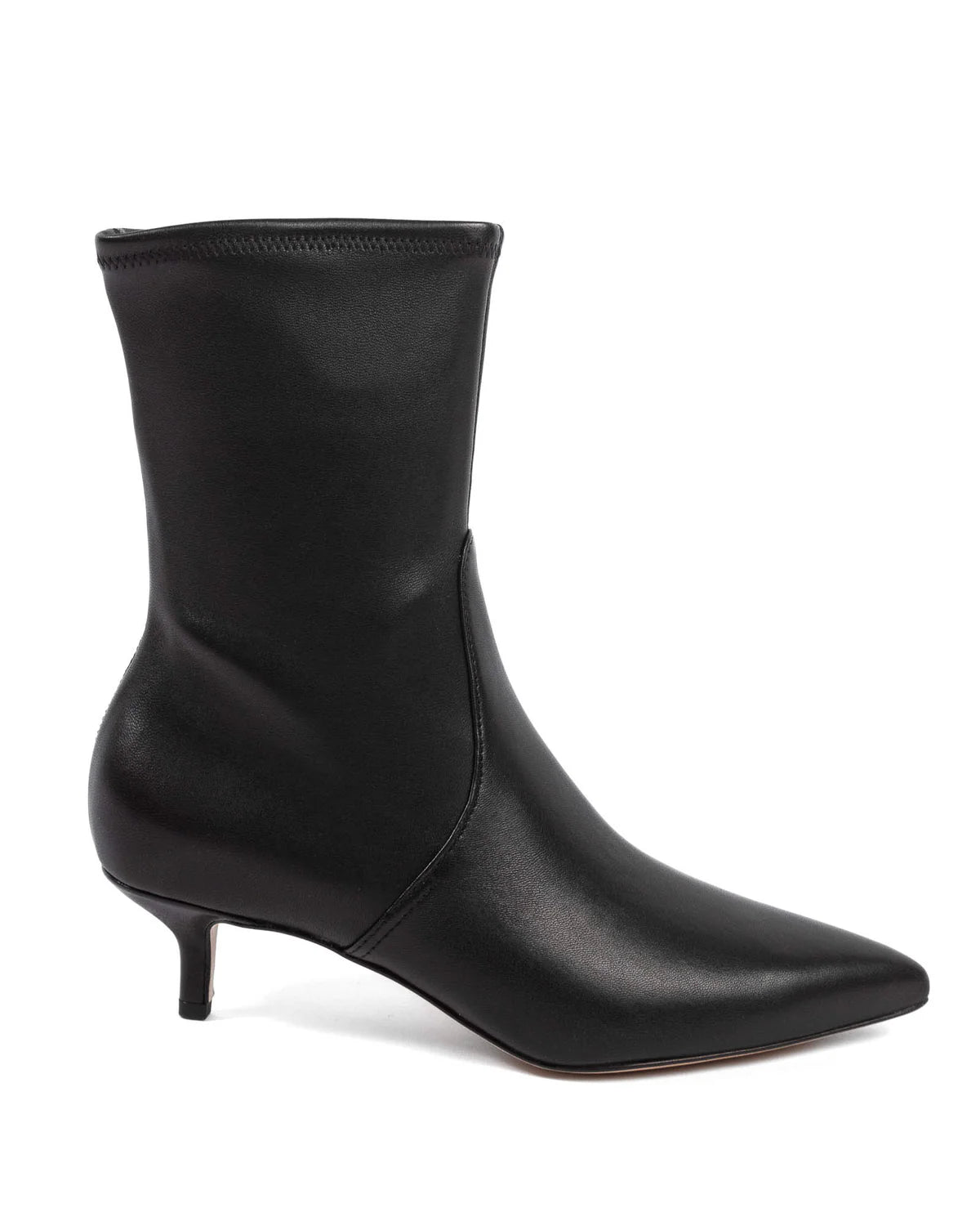 Veronica Beard Lisa Stretch Kitten-Heel Bootie