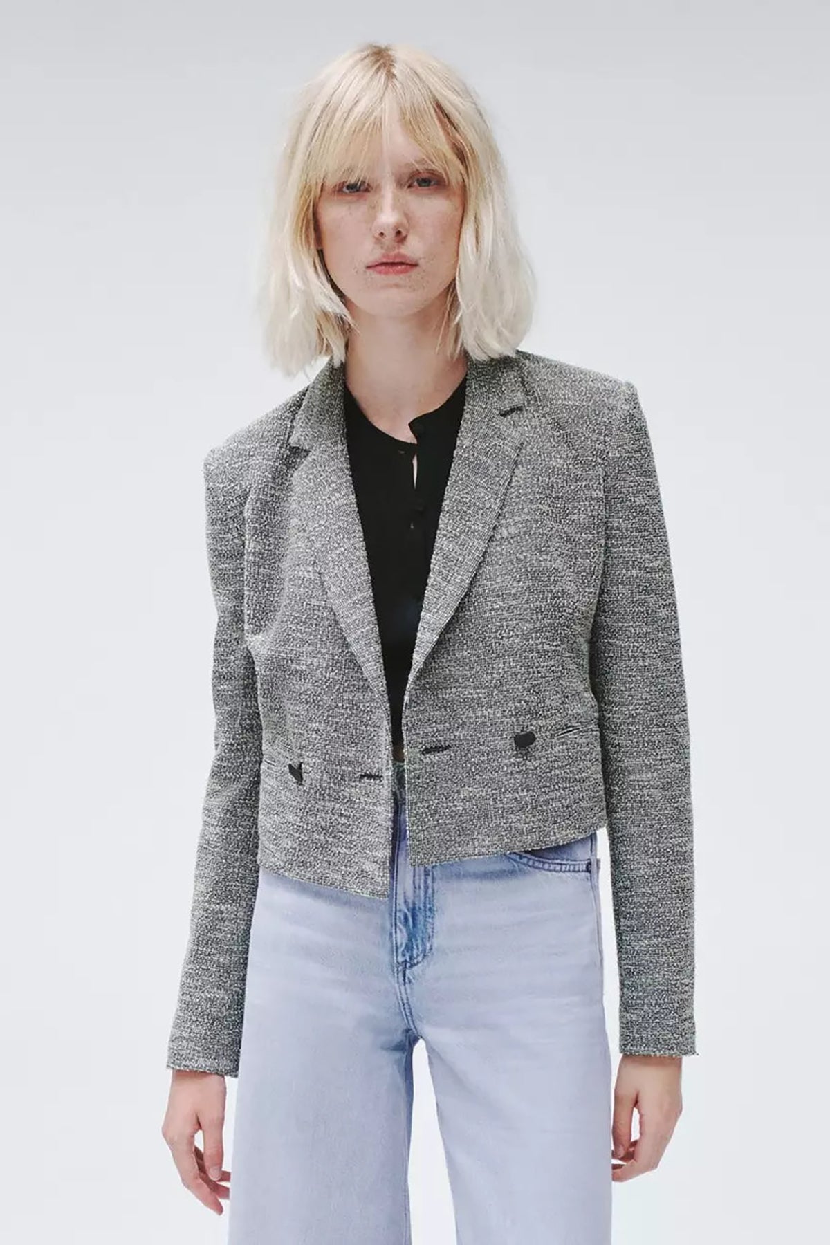 Rag & Bone Josie Italian Tweed Blazer