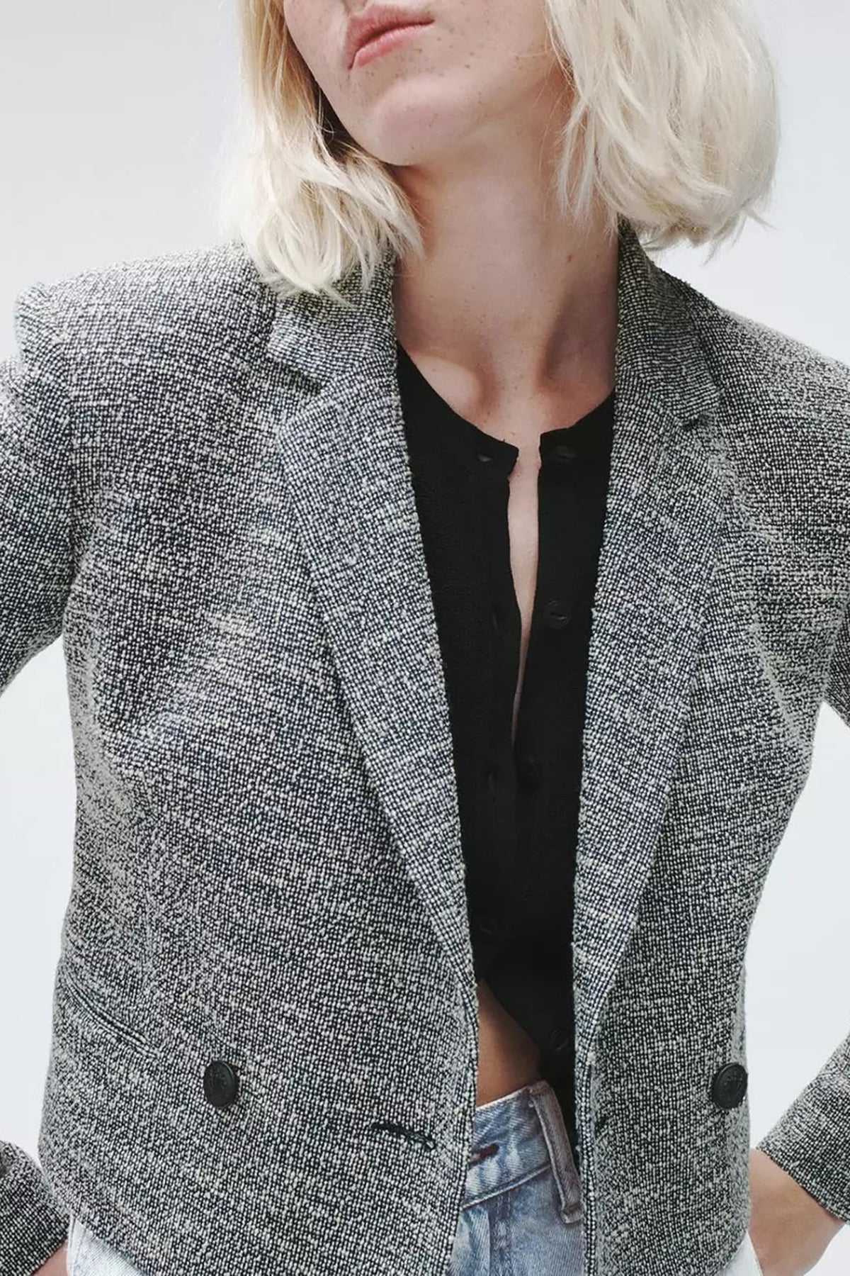 Rag & Bone Josie Italian Tweed Blazer