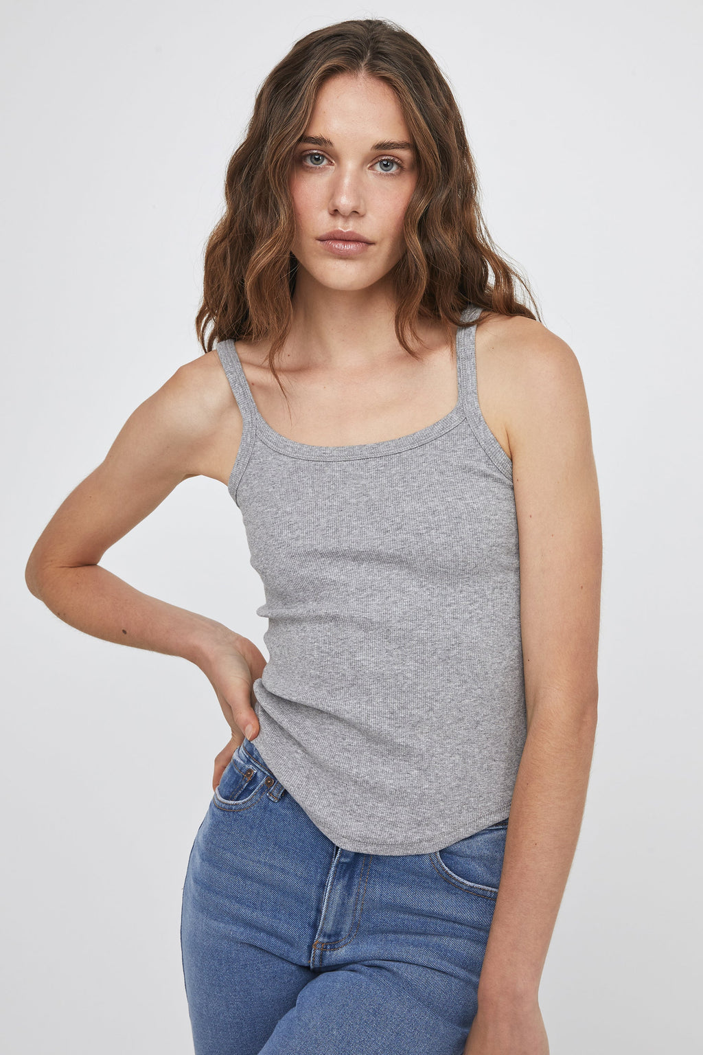 Kasics the ribbed tank – MAISON 4110