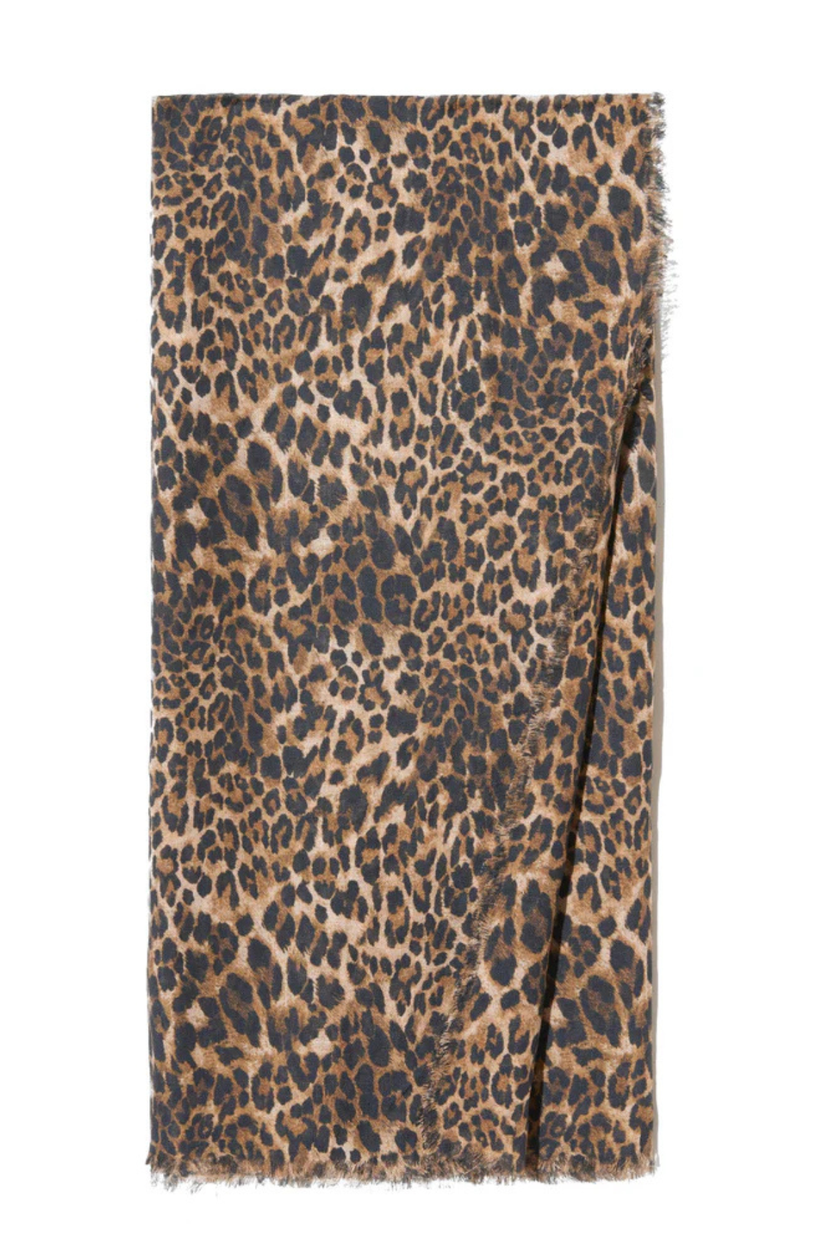 Nili Lotan Cashmere Scarf - Vintage Leopard Print