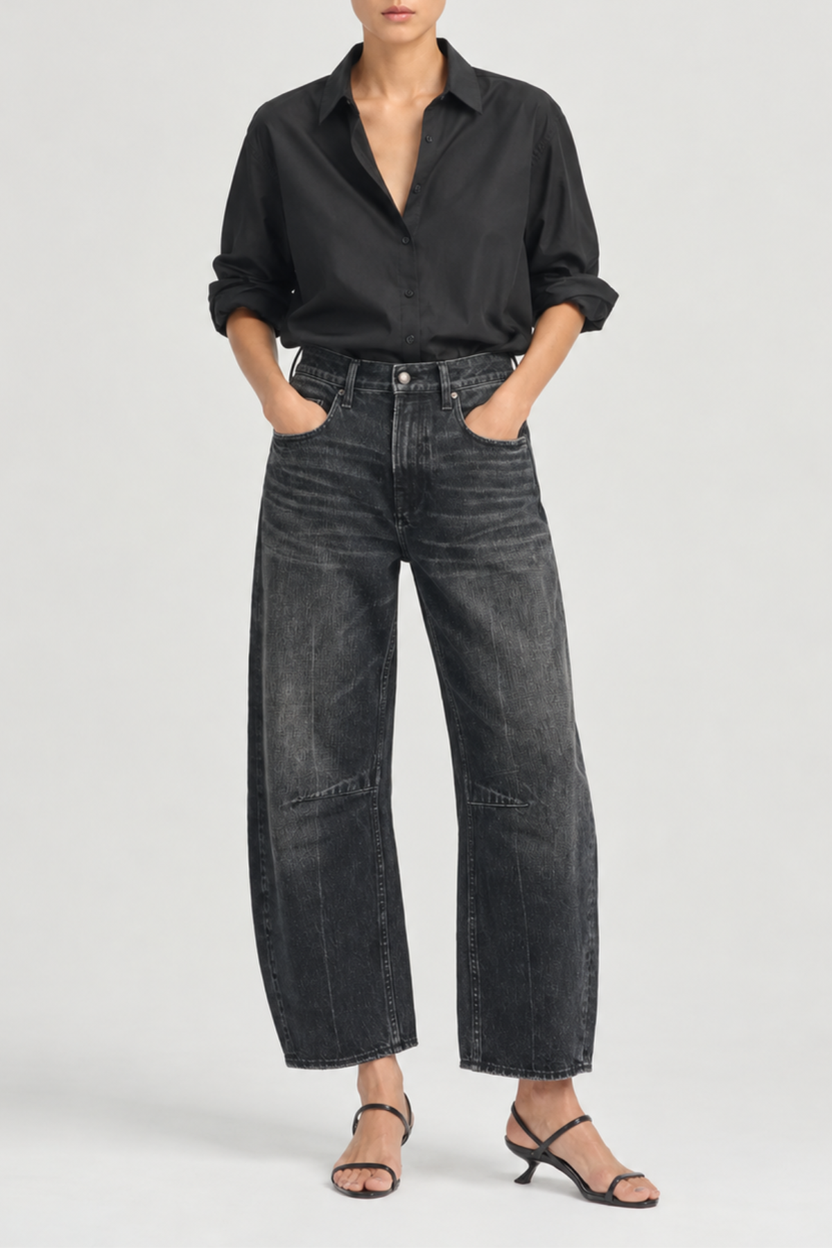 R13 Articulated Knee X-BF Jean - Brixton Black