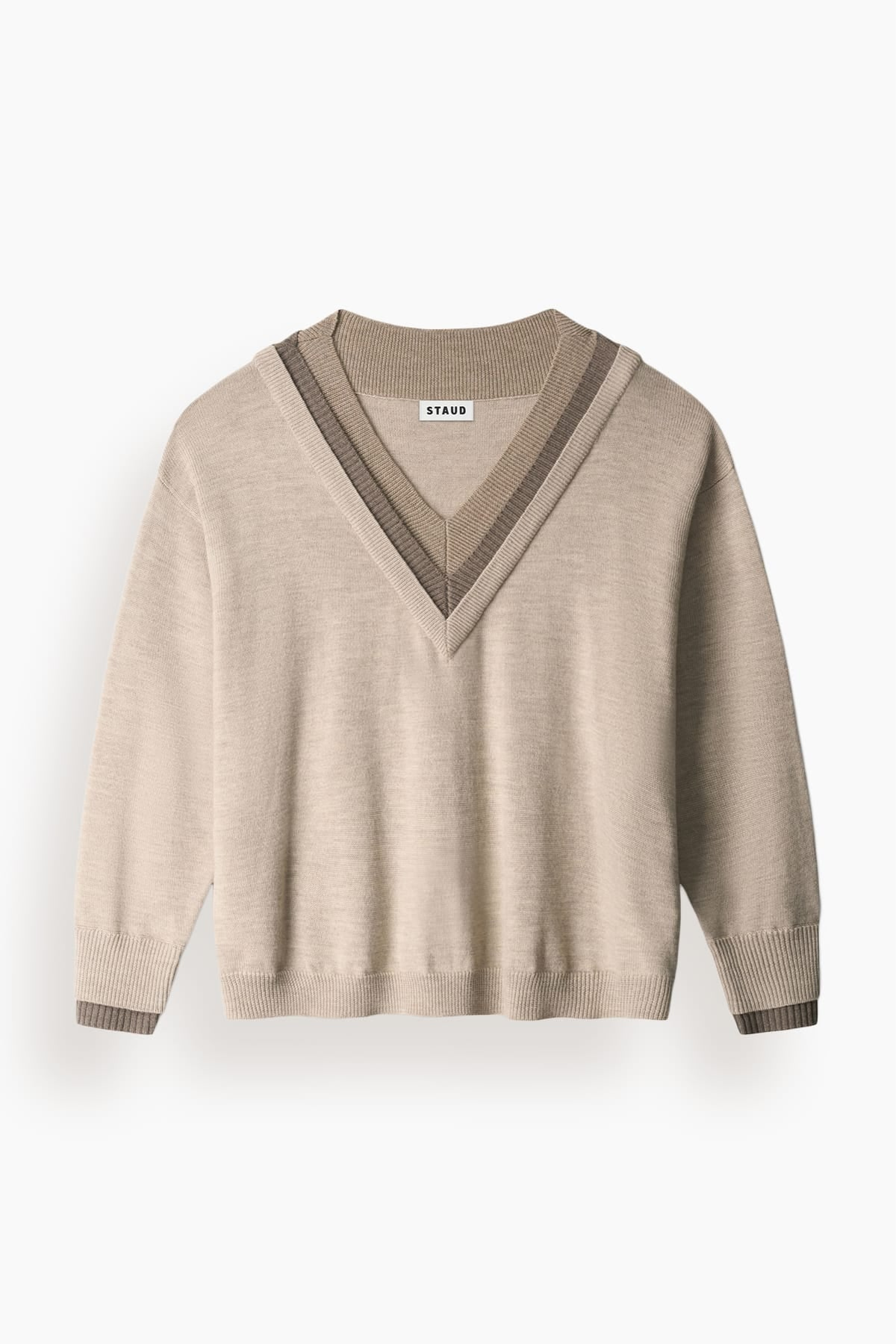 Staud Norman Sweater - Sesame Multi