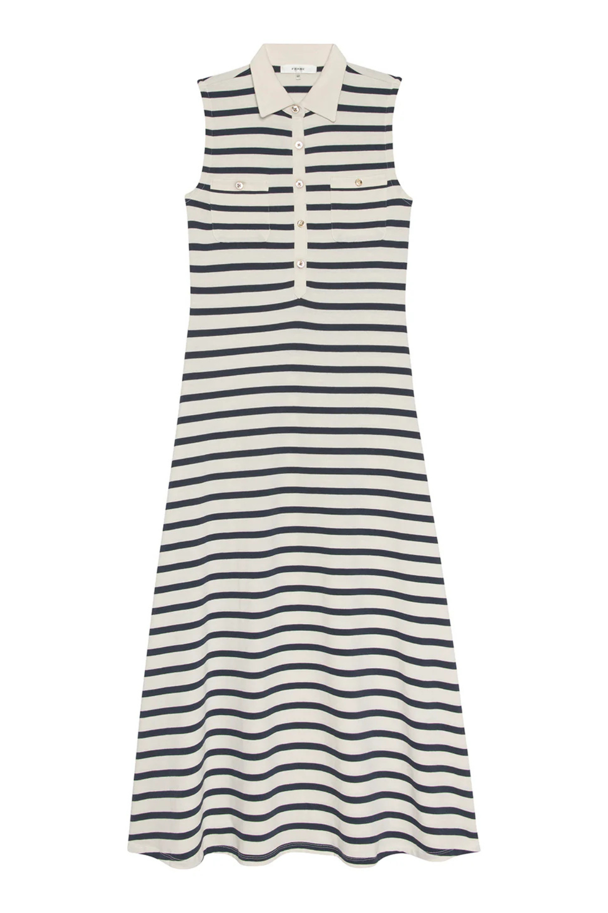 Frame The Sea Breeze Dress - Cream Multi