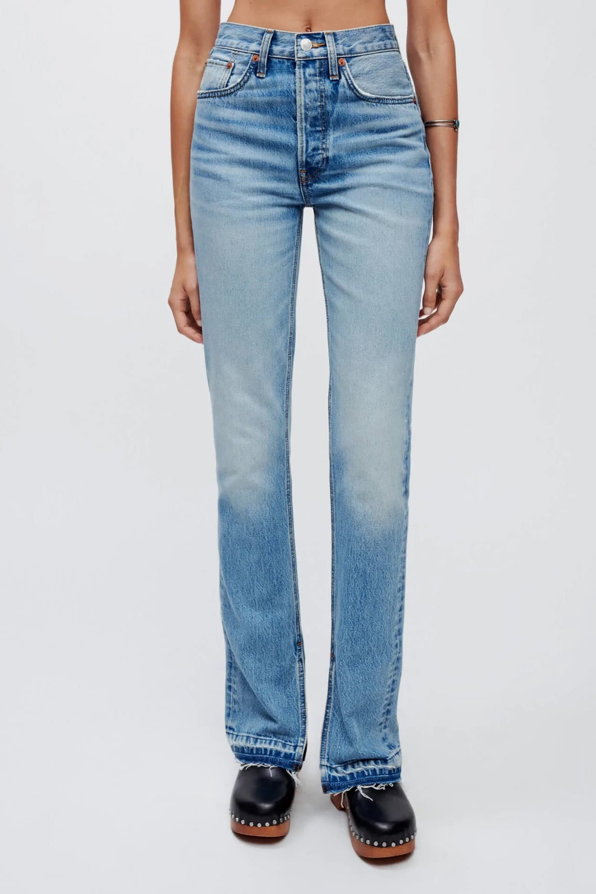 Re/Done 70s High Rise Skinny Boot Jeans
