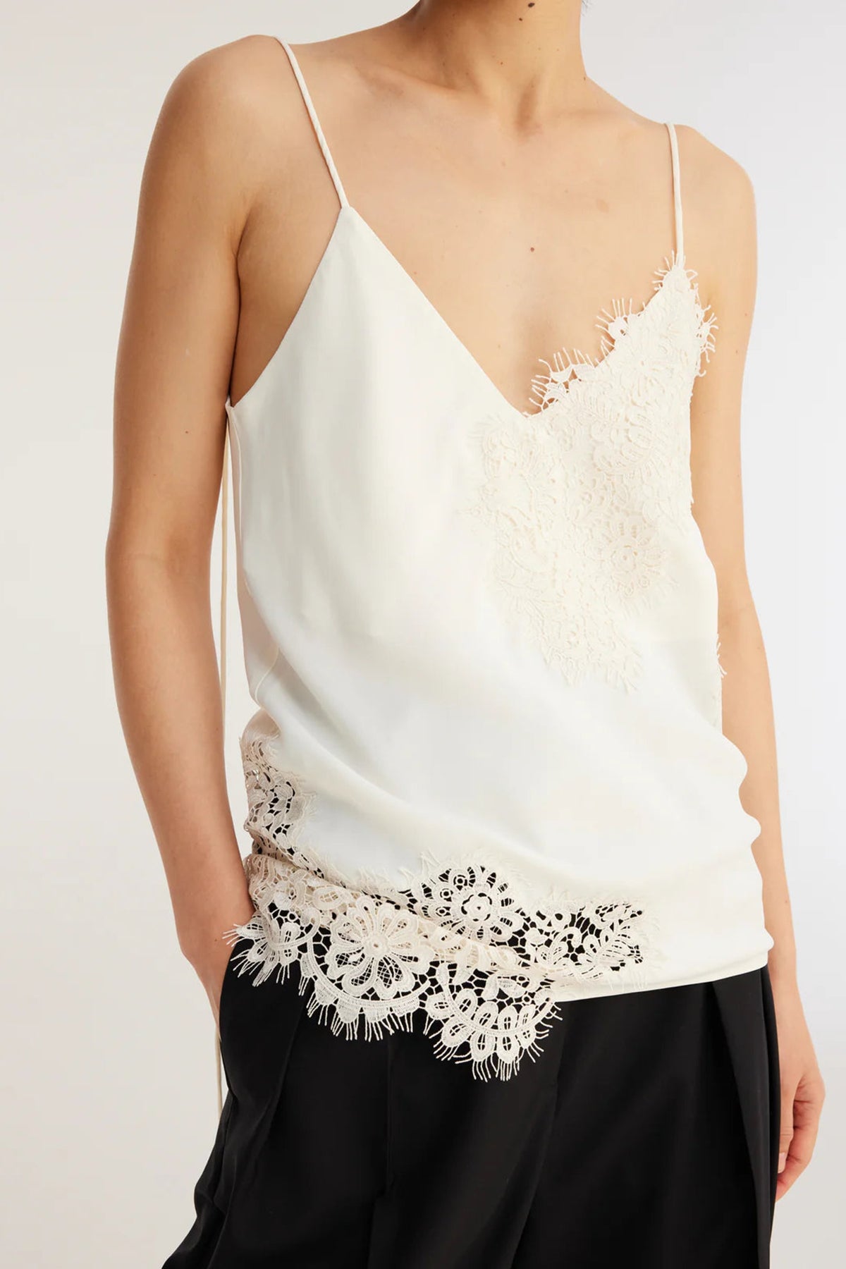 Róhe Lace Camisole Top