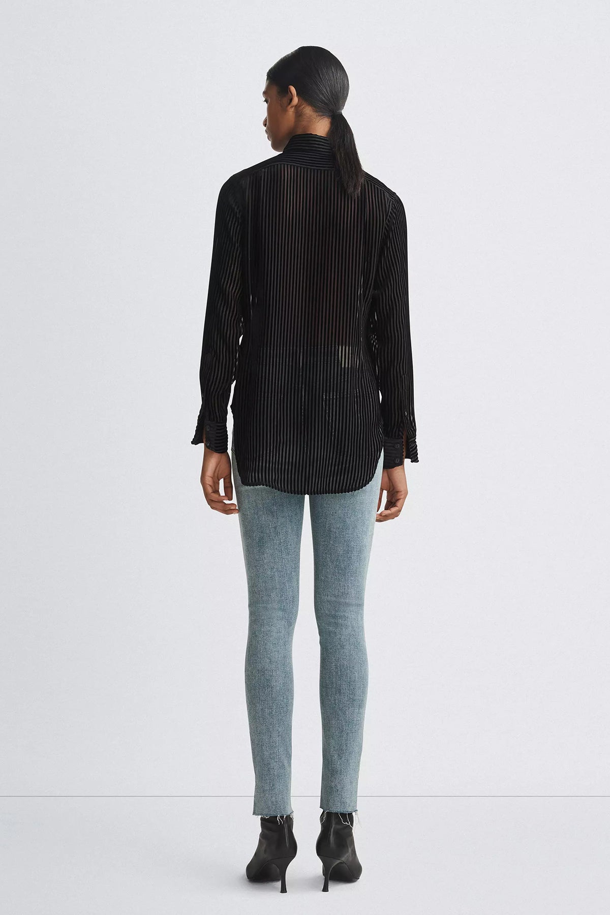 Rag & Bone Lila Velvet Burnout Shirt