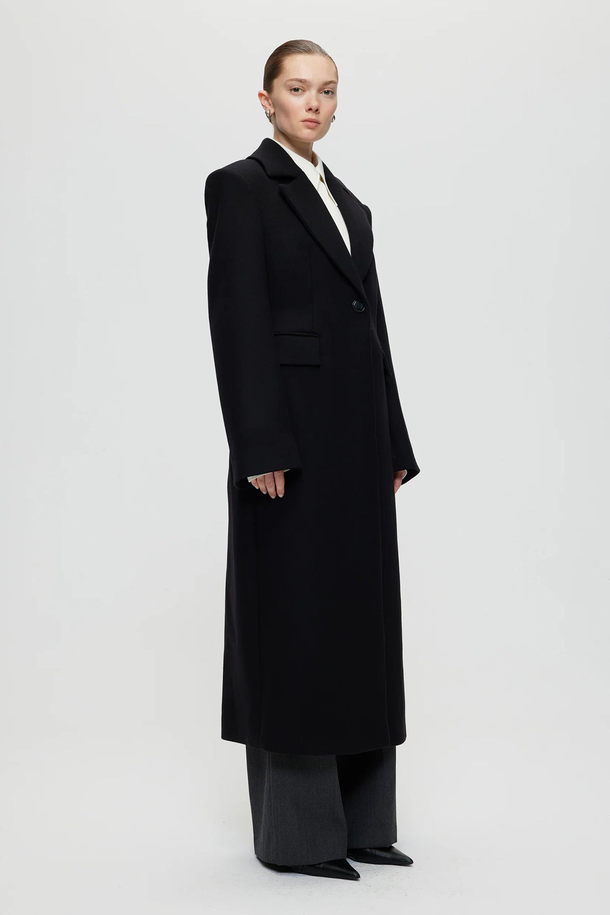 Róhe Long Waisted Coat