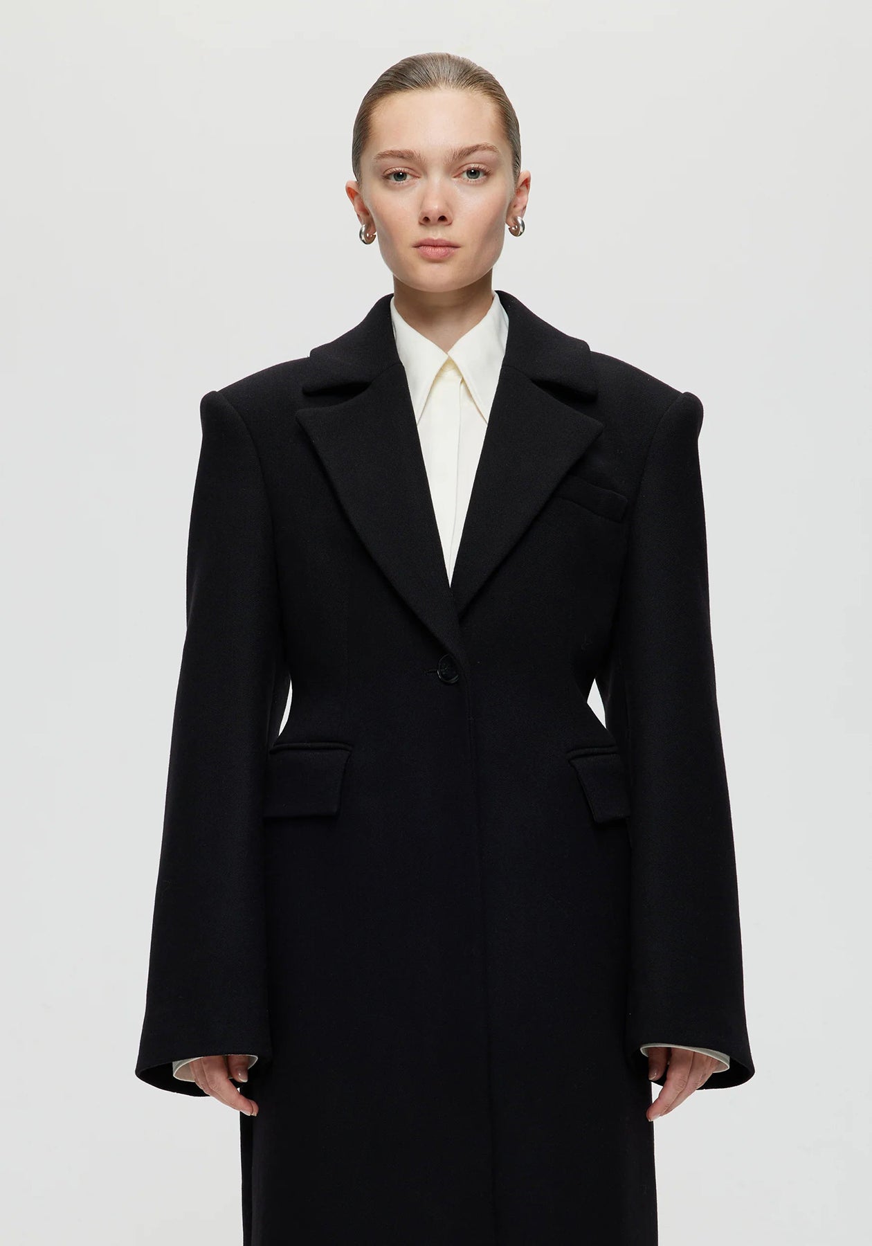 Róhe Long Waisted Coat