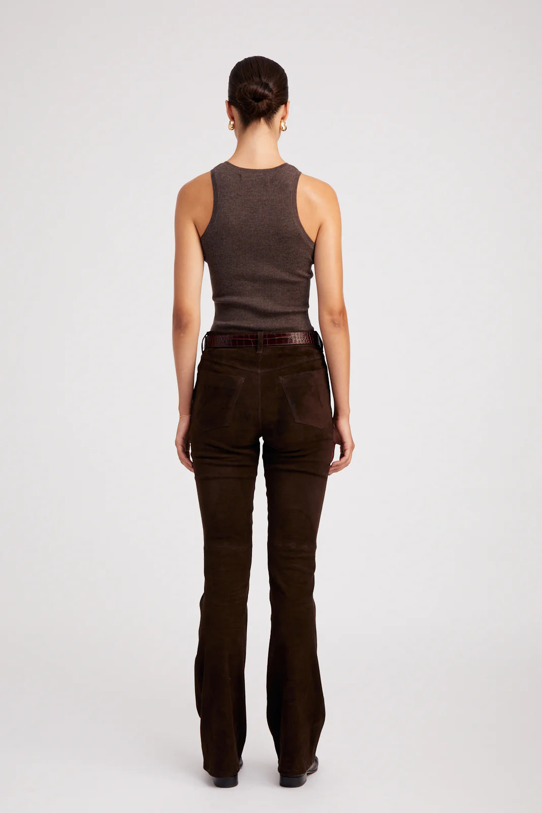 SPRWMN 5 Pocket Micro Flare Pants