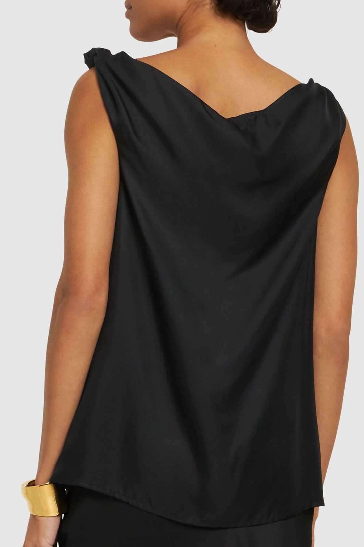 Loulou Studio Remy Draped Sleeveless Top