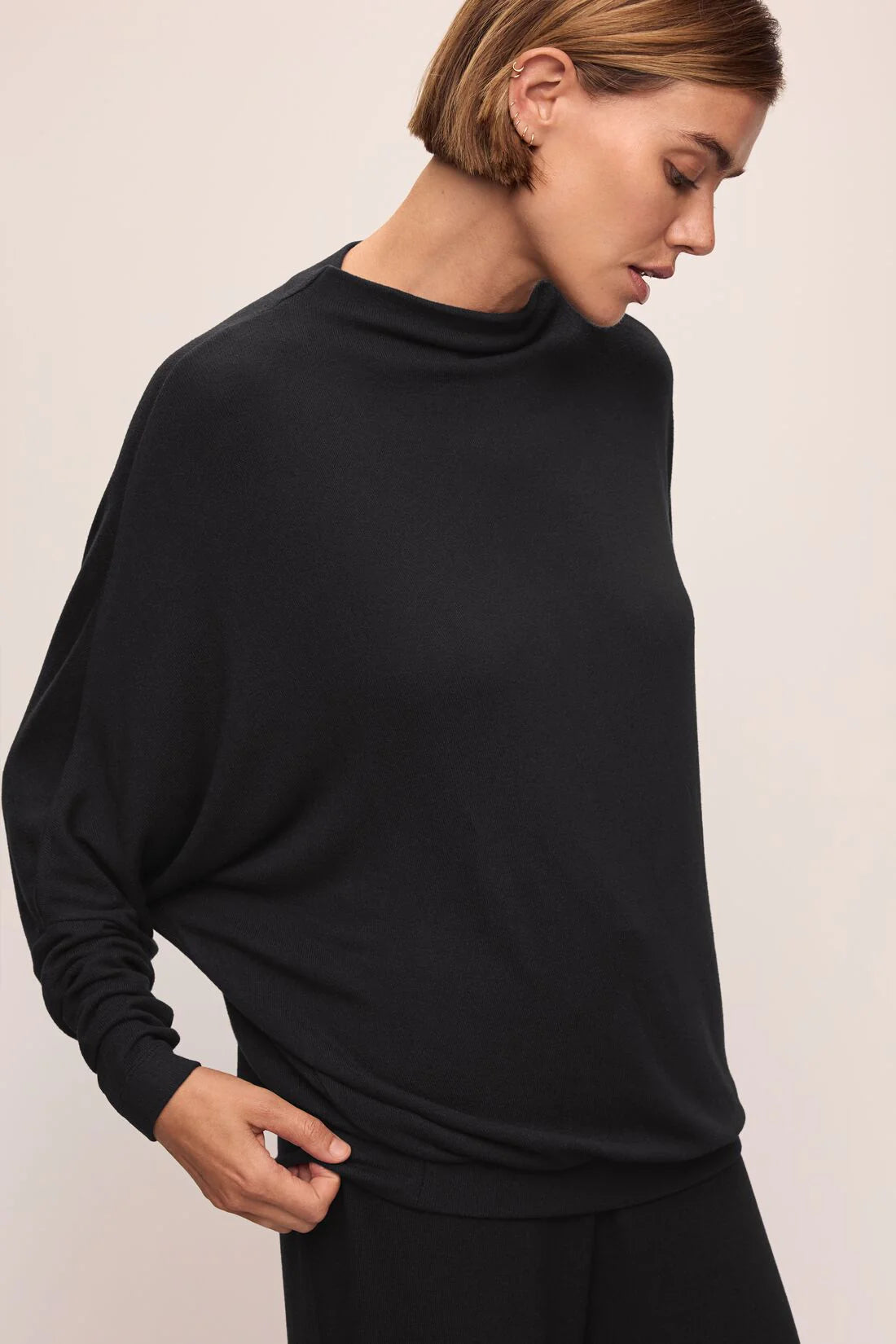 Eberjey Cozy Time Mock Neck Pullover