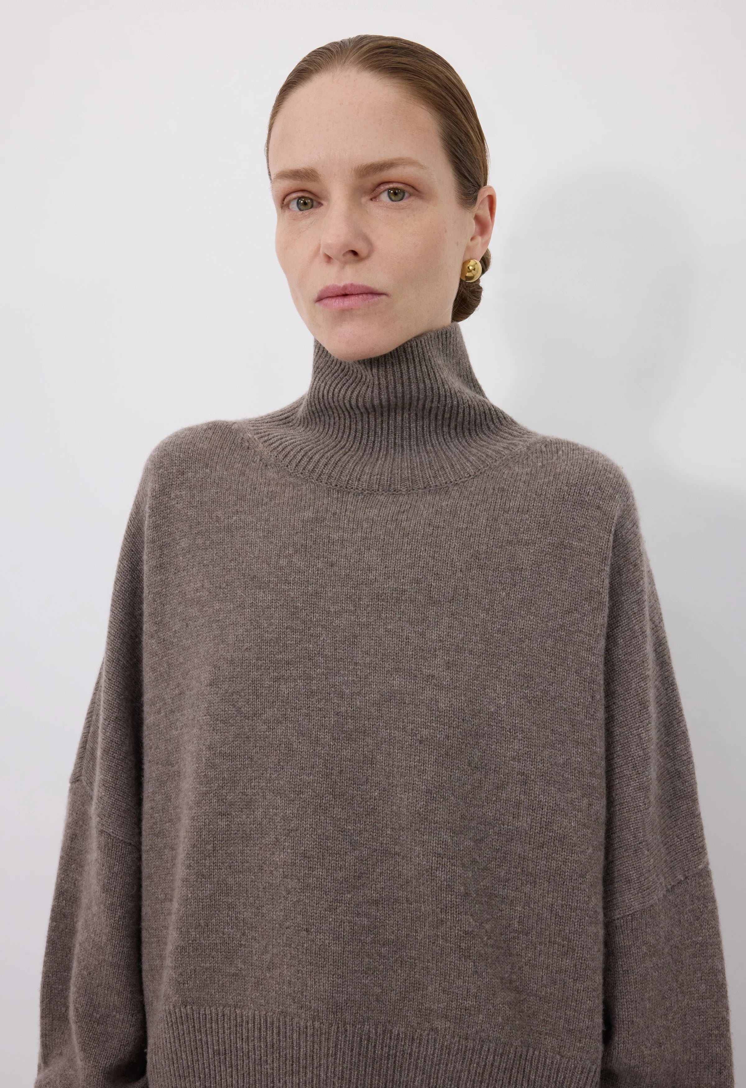 Loulou de Saison LUKE Stand Collar Sweater