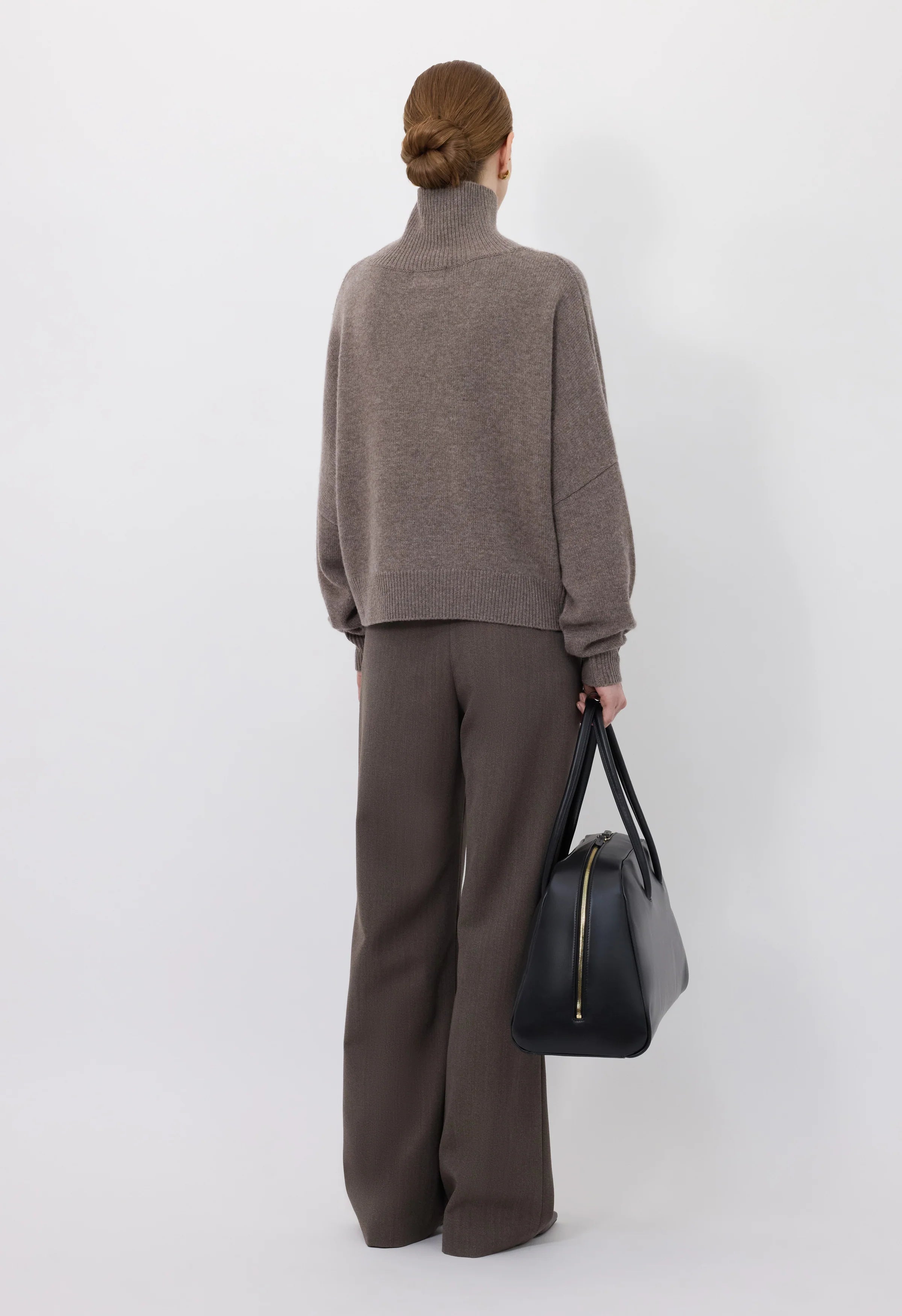 Loulou de Saison LUKE Stand Collar Sweater