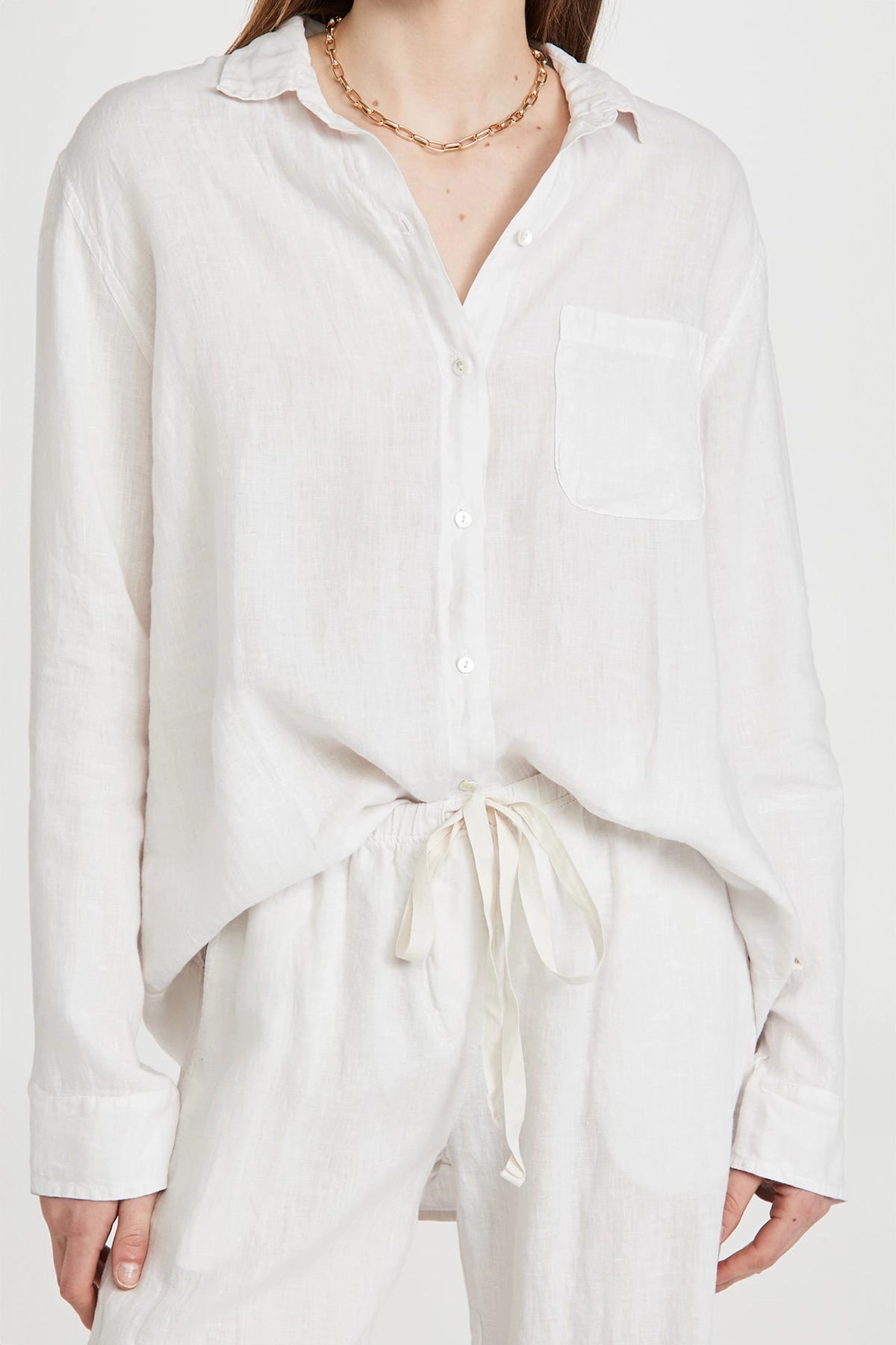 Velvet by Jenny Graham Mulholland Woven Linen Shirt