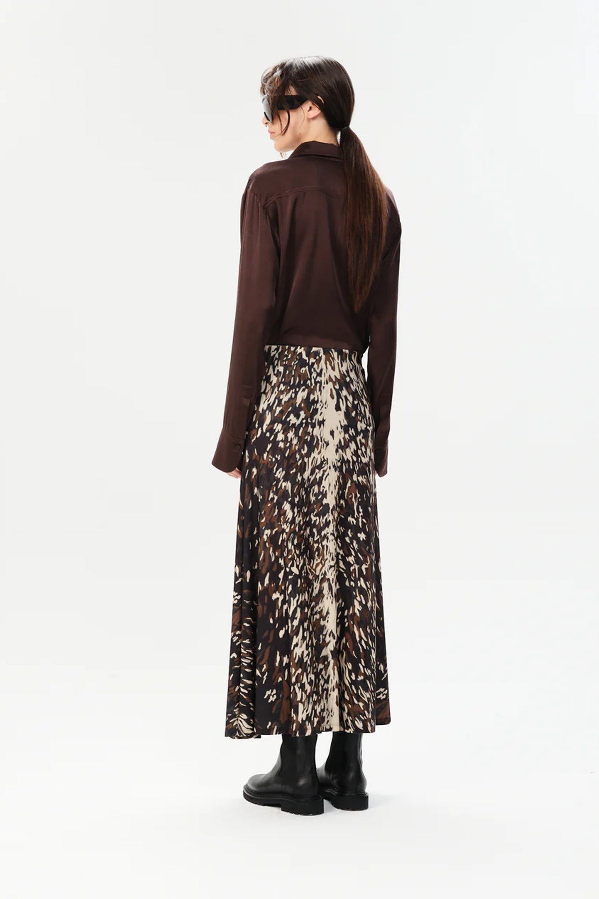 Maria Cher Callao Harlee Midi Skirt