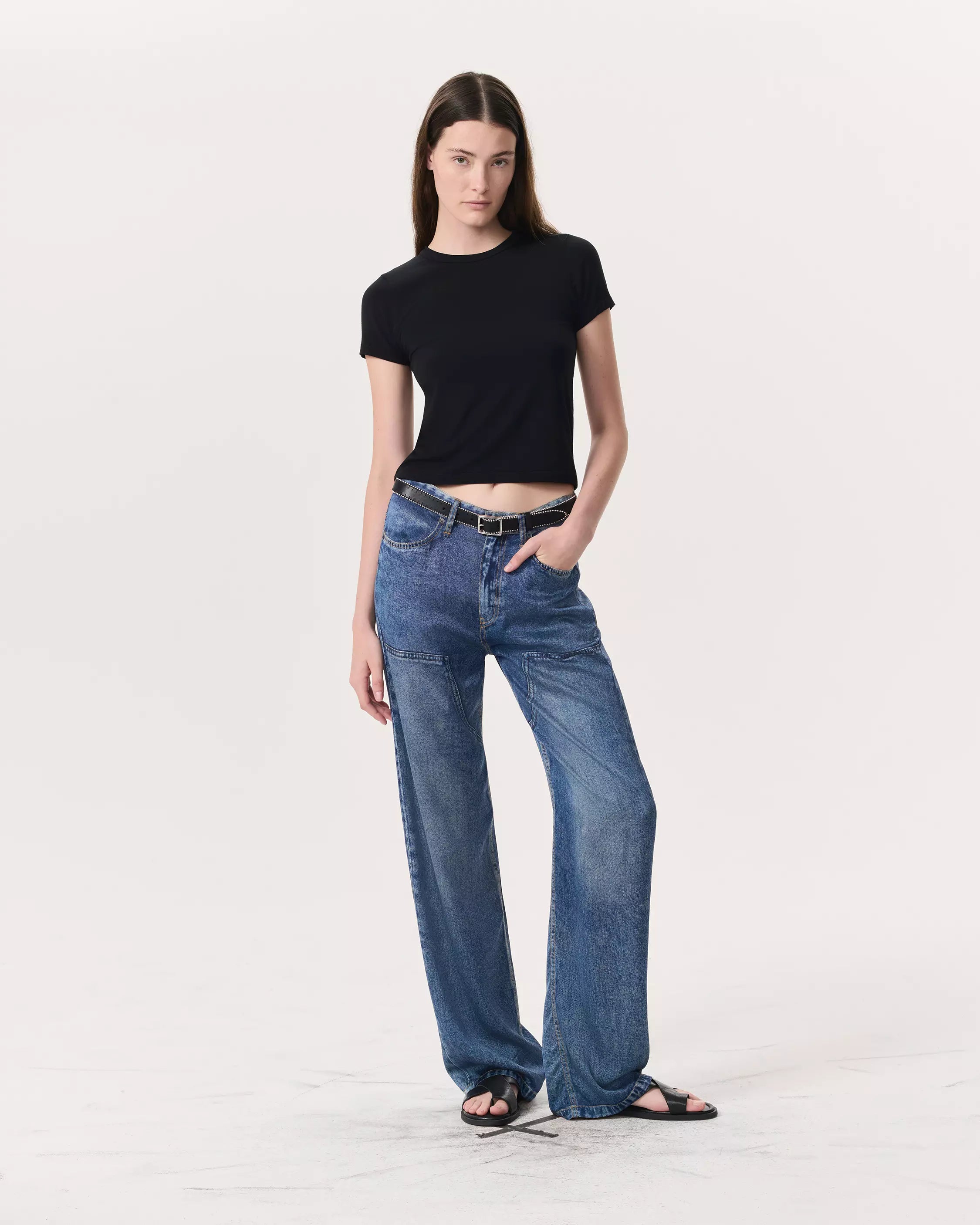 Rag & Bone Miramar Satin Logan Carpenter Pant