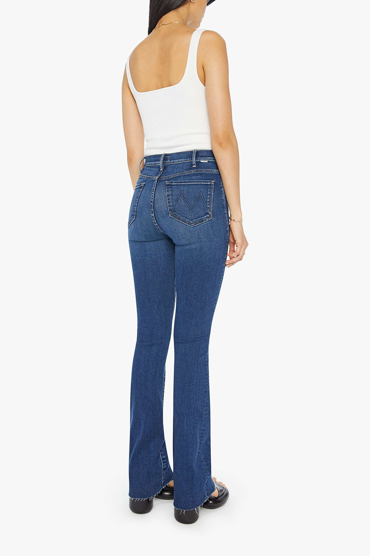 Mother The Hustler Heel Fray Jeans