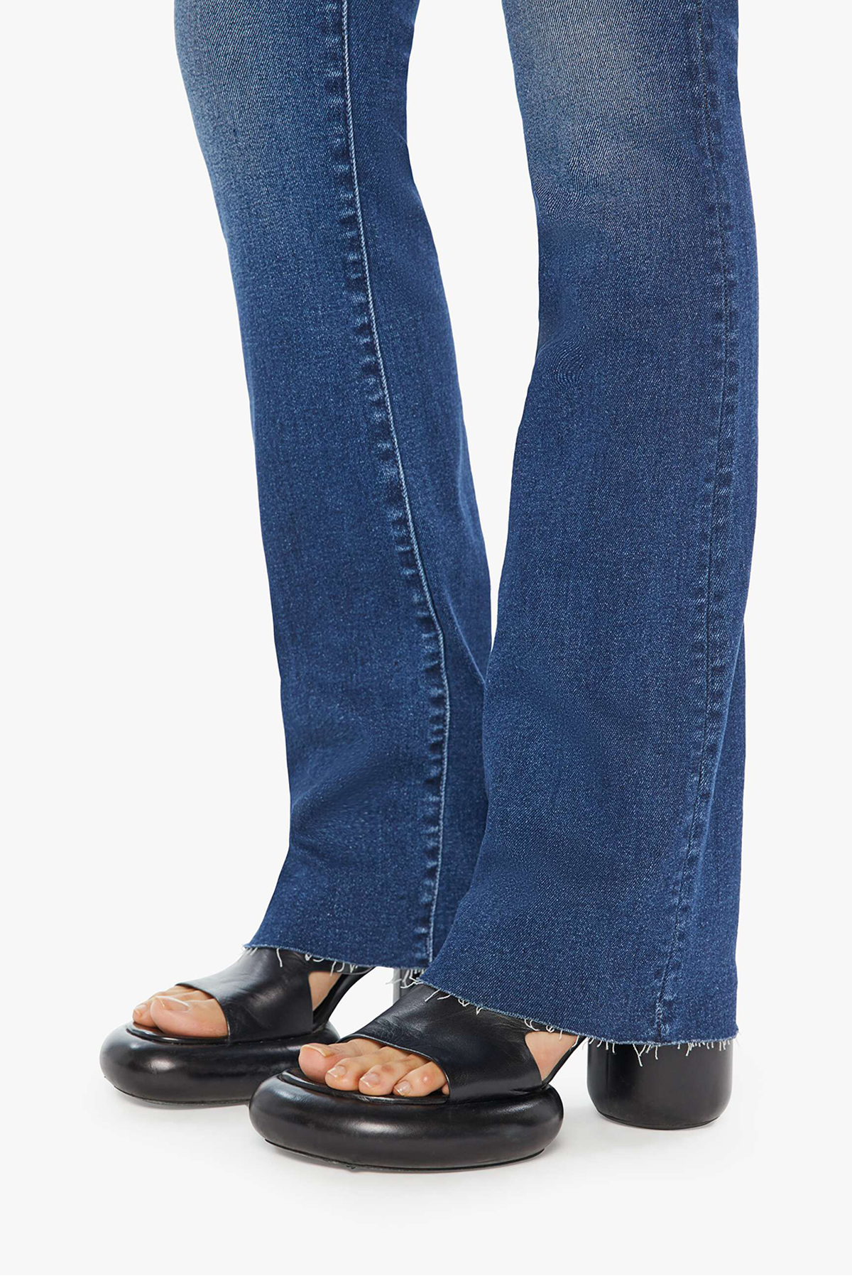 Mother The Hustler Heel Fray Jeans