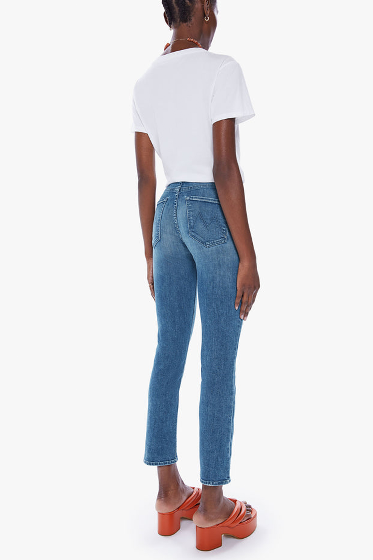 Mother The Mid Rise Dazzler Ankle Jeans