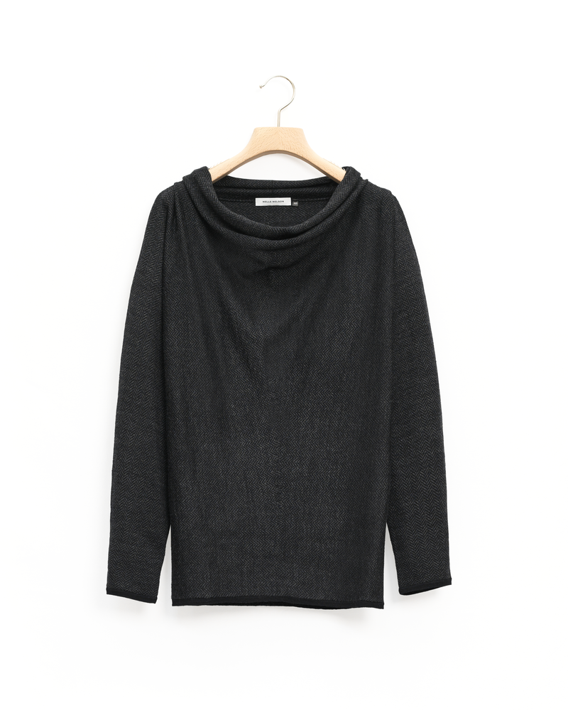 Jeanne pierre herringbone hot sale tunic sweater