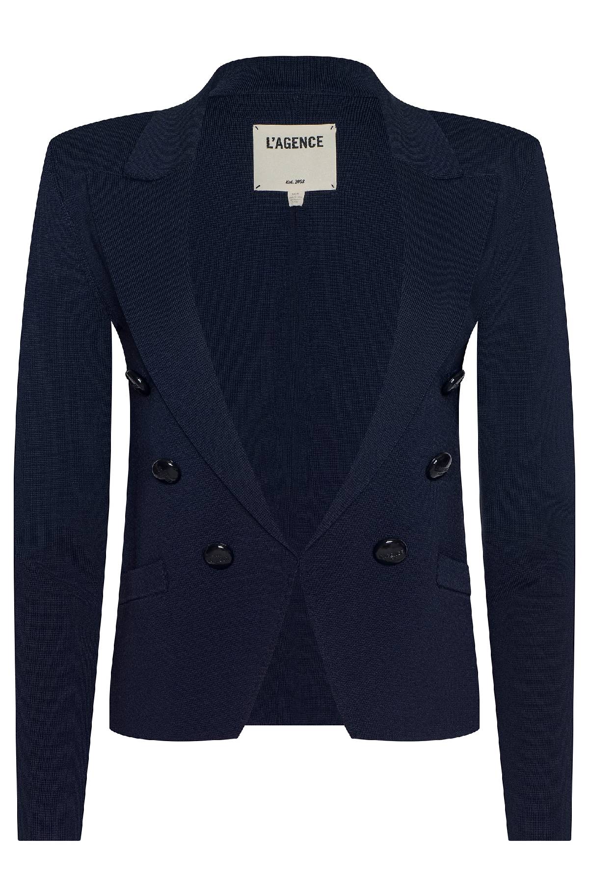 L’AGENCE Mercer Knit Blazer - Midnight