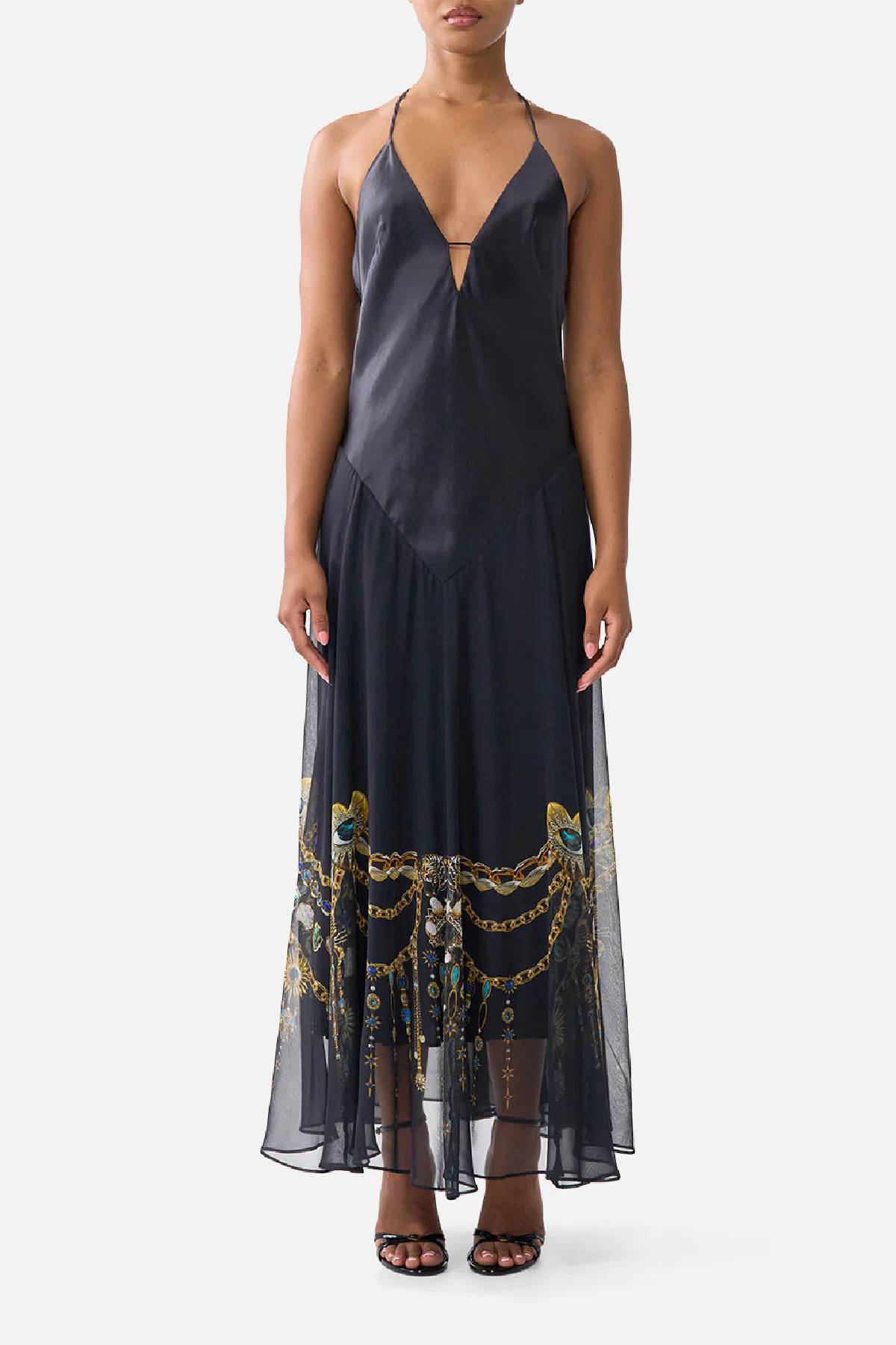 Camilla Hardware Detail Slip Dress