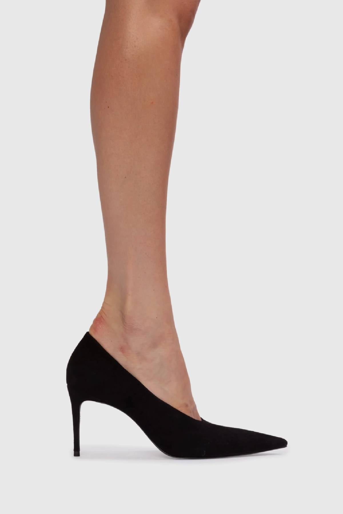 Black Suede Studio Jona 80 Pump