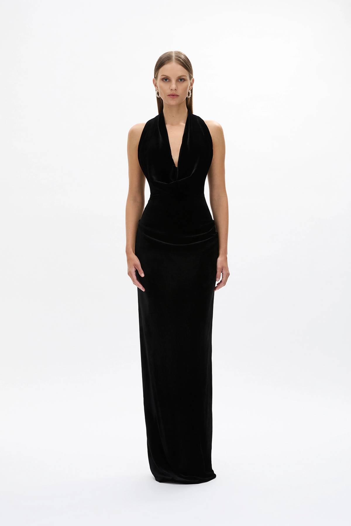 Rachel Gilbert Martin Plunge Gown