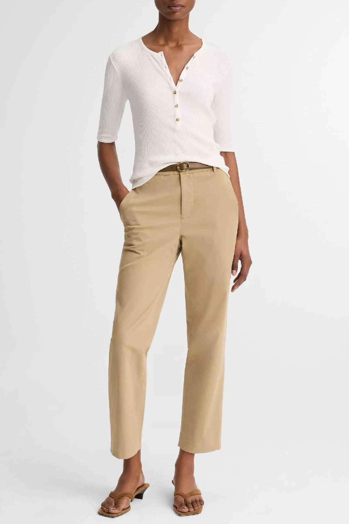 Vince Mid Rise Chino Pant