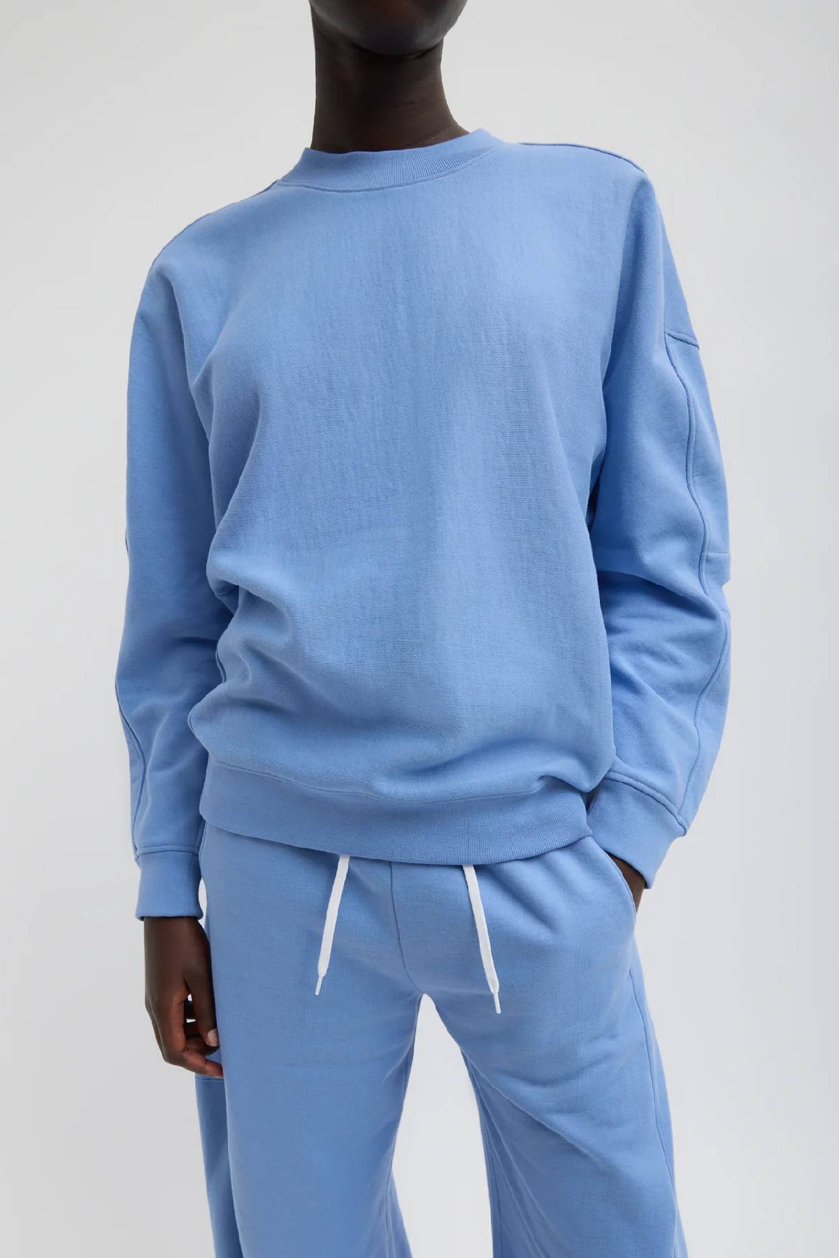 Tibi Sweatshirt Program Cocoon Crewneck Sweatshirt