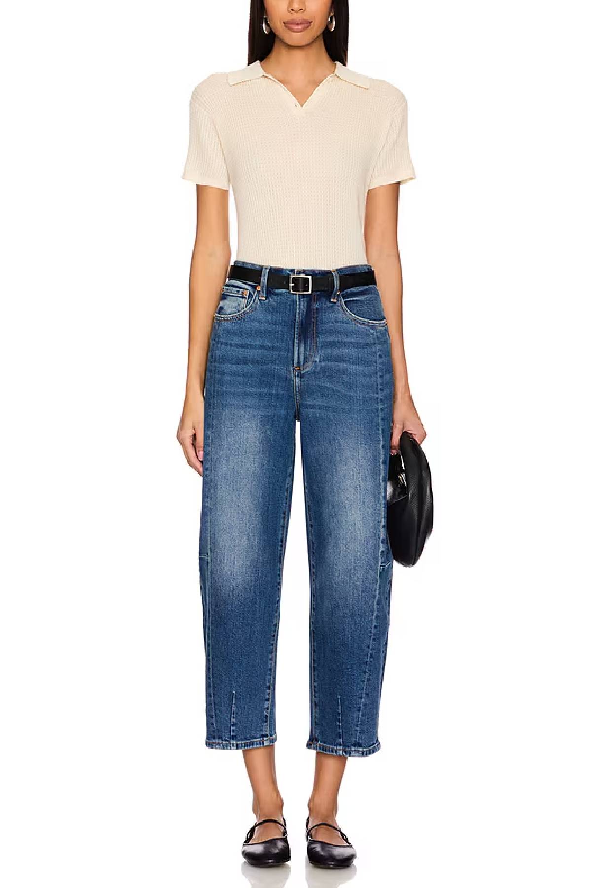 Pistola Eli Mid Rise Barrel Jean