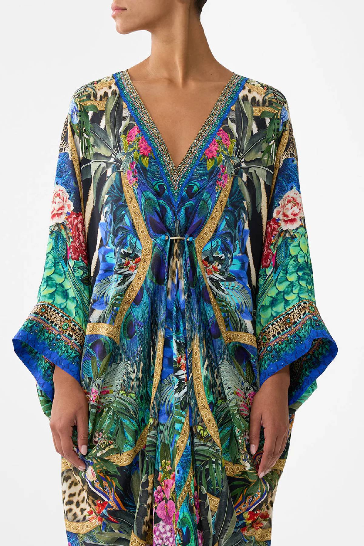 Camilla Pierced V-Neck Kaftan
