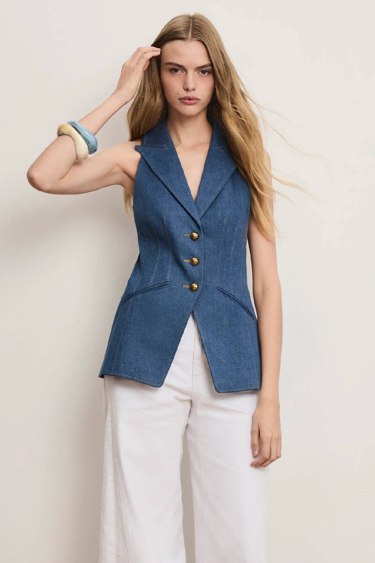 Veronica Beard Costa Vest