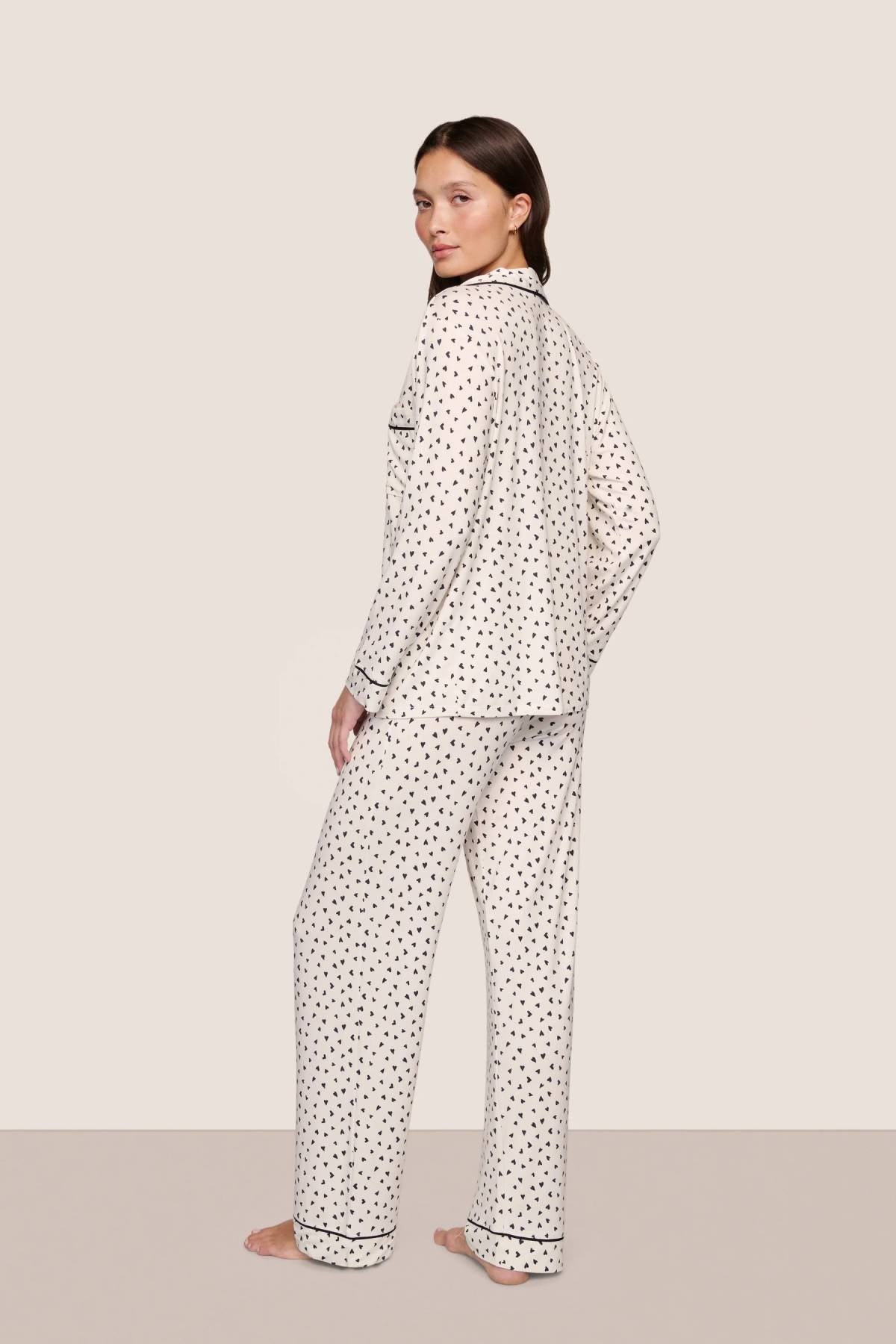 Eberjey Gisele Printed Long PJ Set