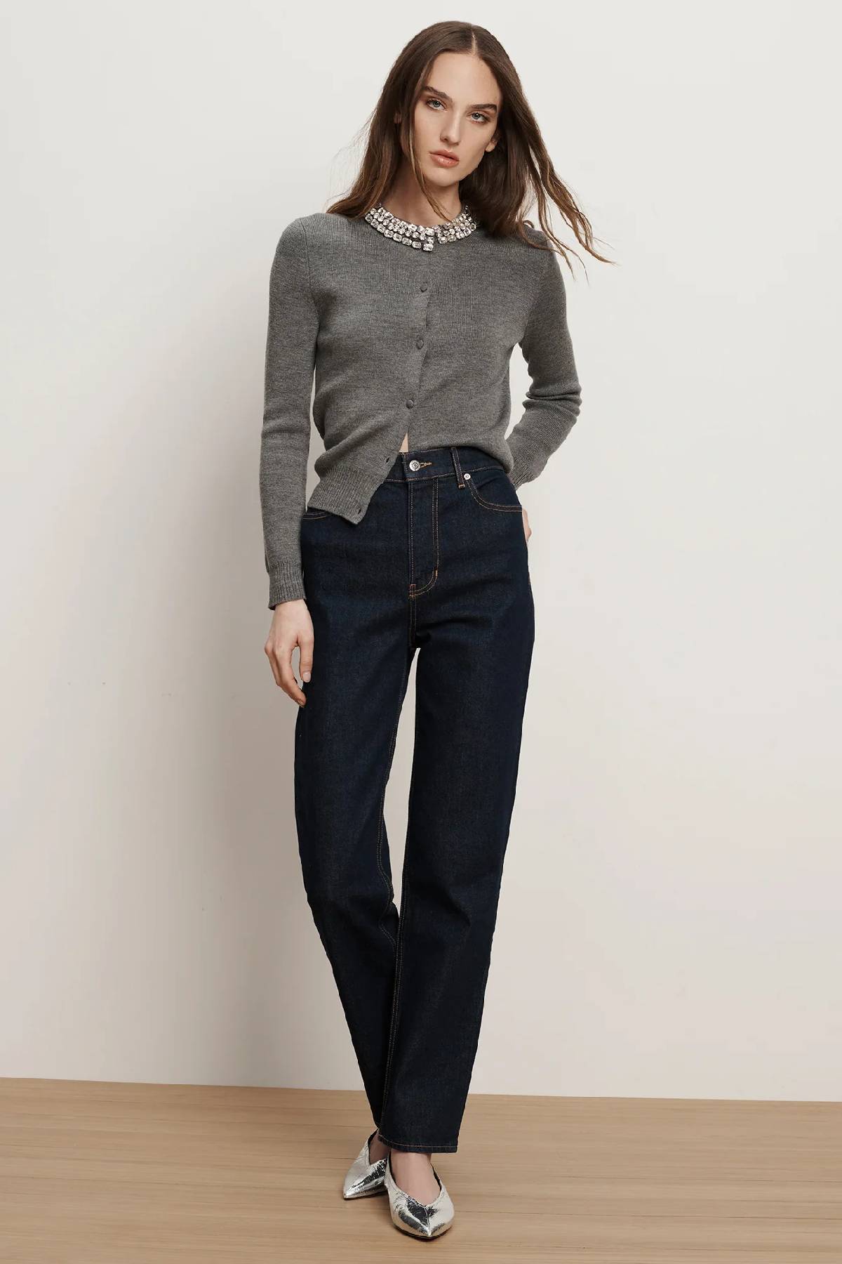 Veronica Beard Daro Cardigan With Embellishment