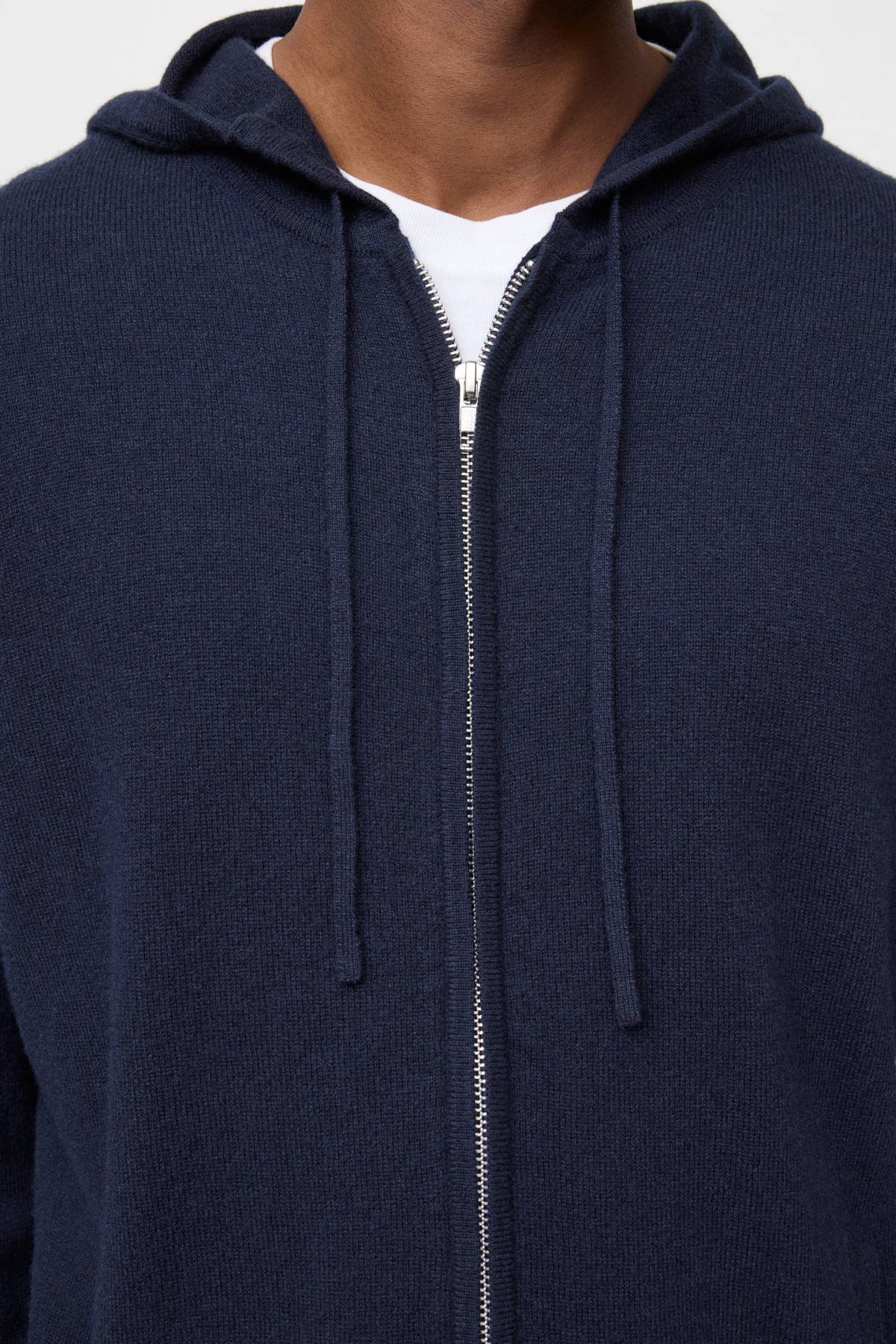 Soft Goat Men's Zip Hoodie - Navy
