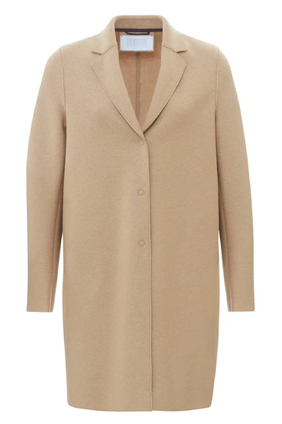 Harris Wharf Cocoon Coat Light Pressed Wool