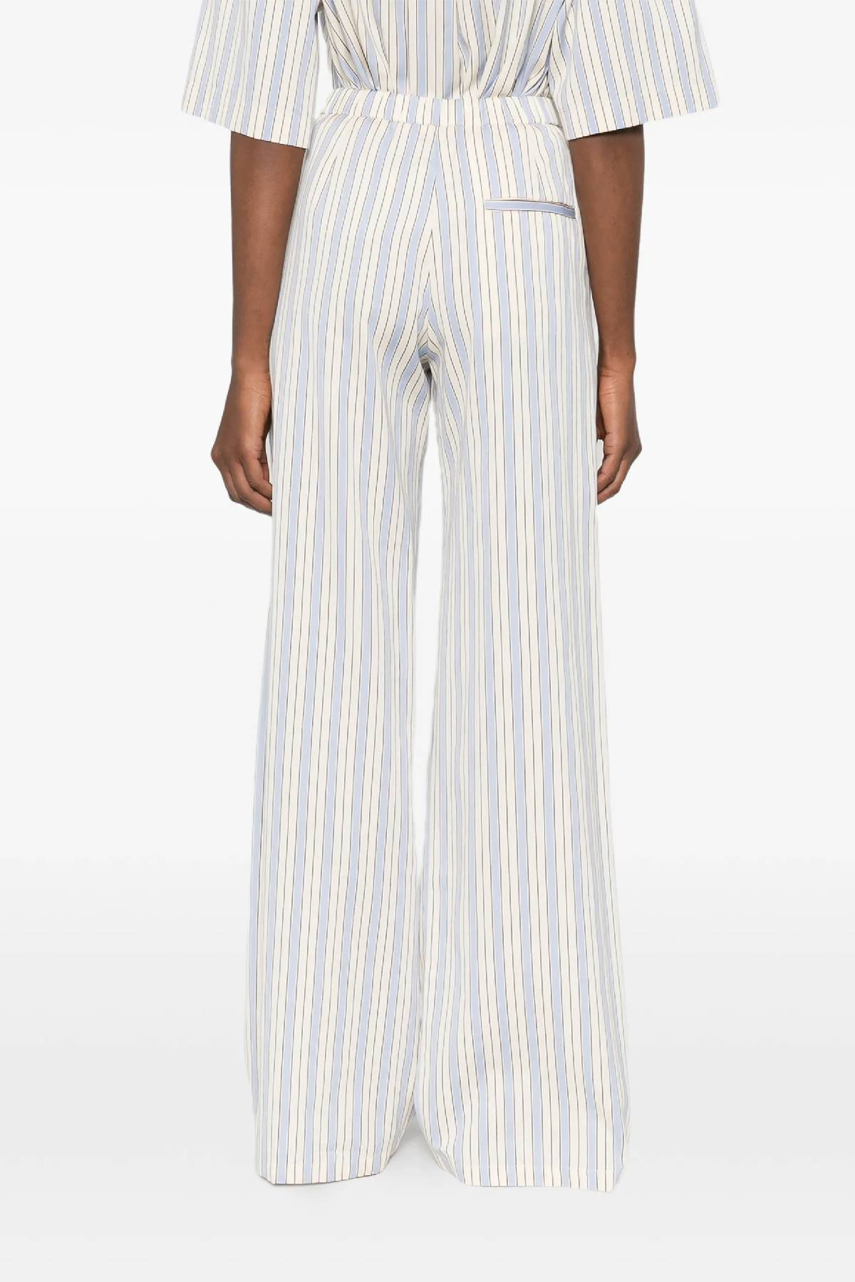 Forte Forte Striped Straight Cut Trousers