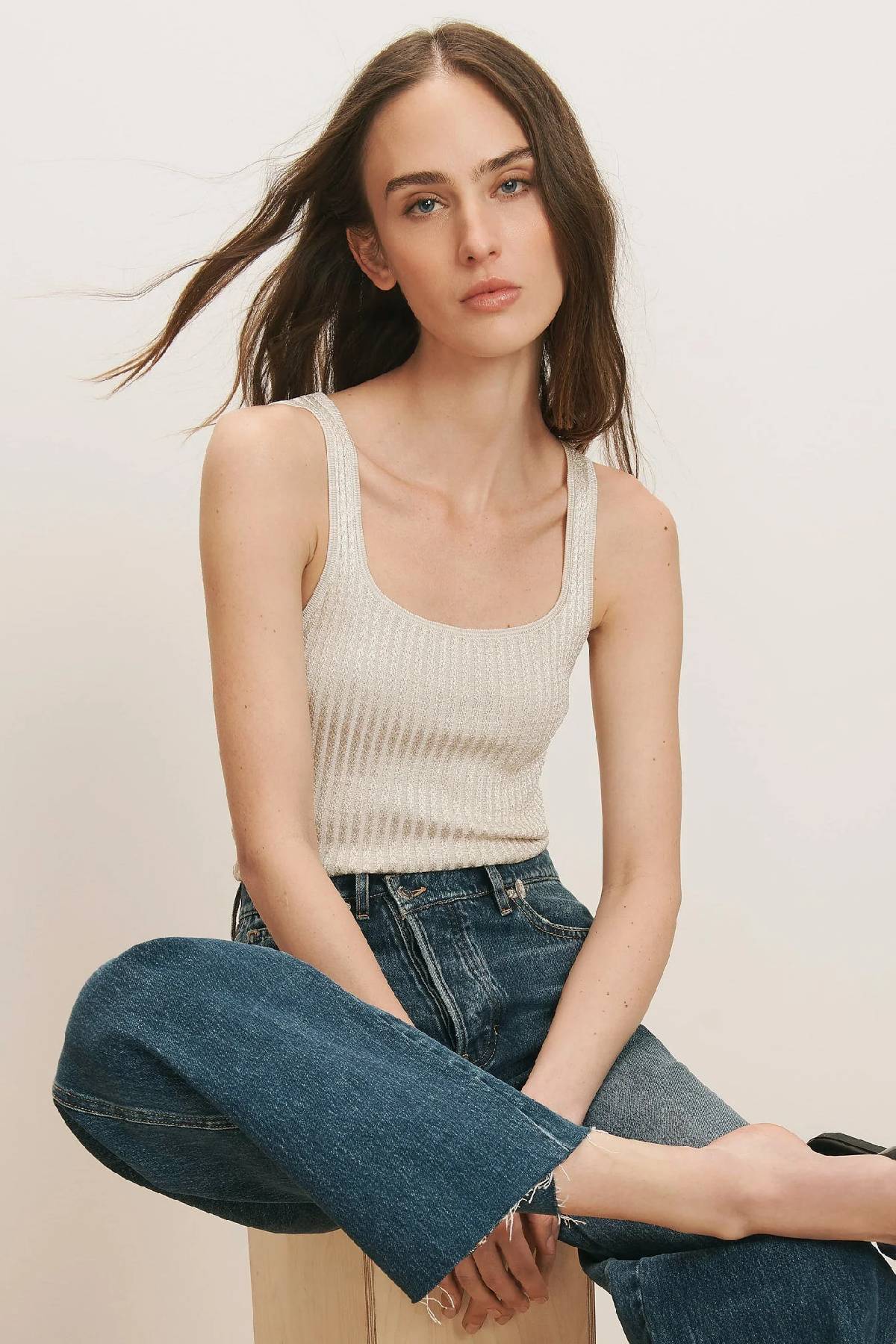 Veronica Beard Sandra Knit Tank Top