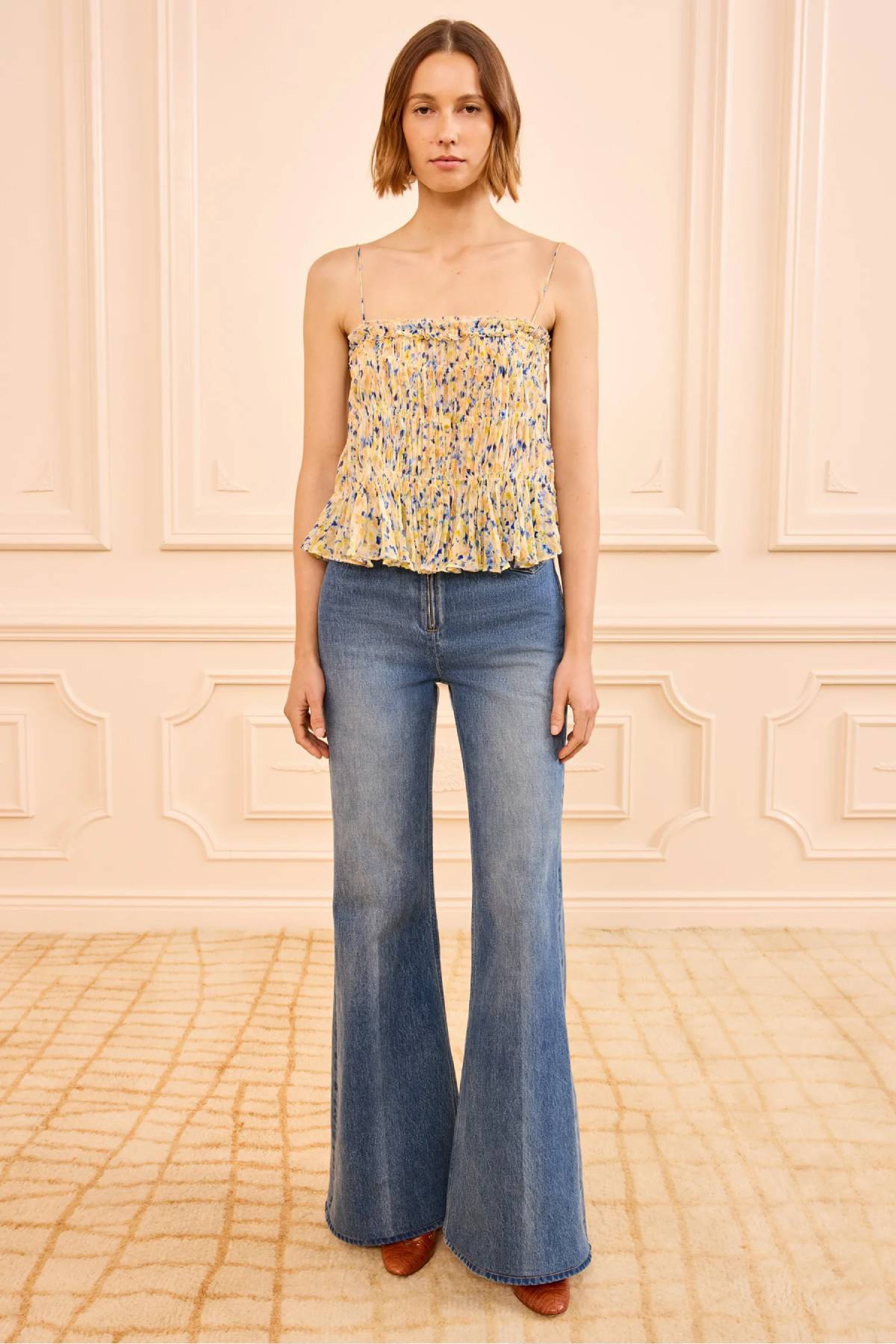 Ulla Johnson Florian Silk Tank Top