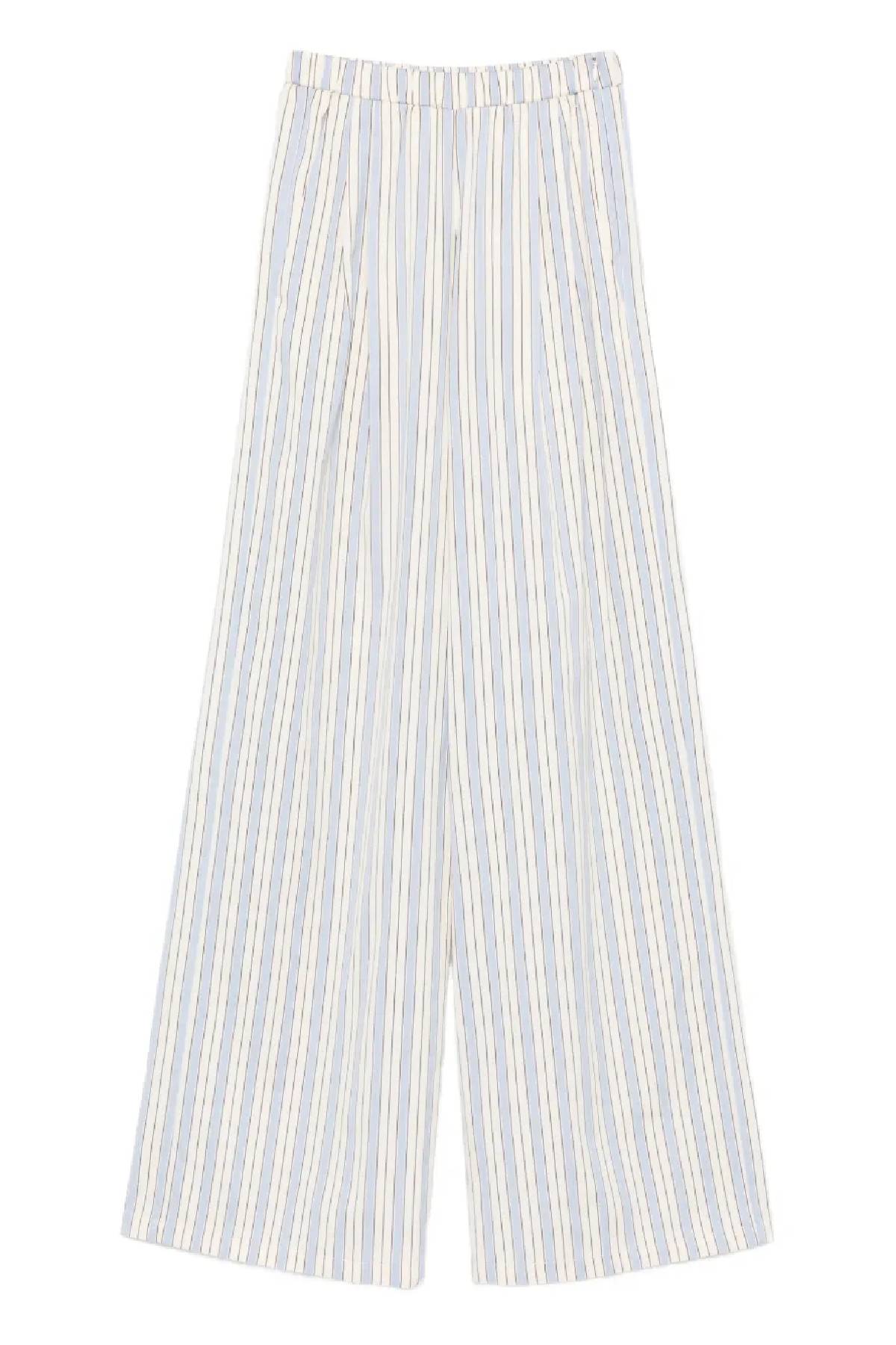 Forte Forte Striped Straight Cut Trousers