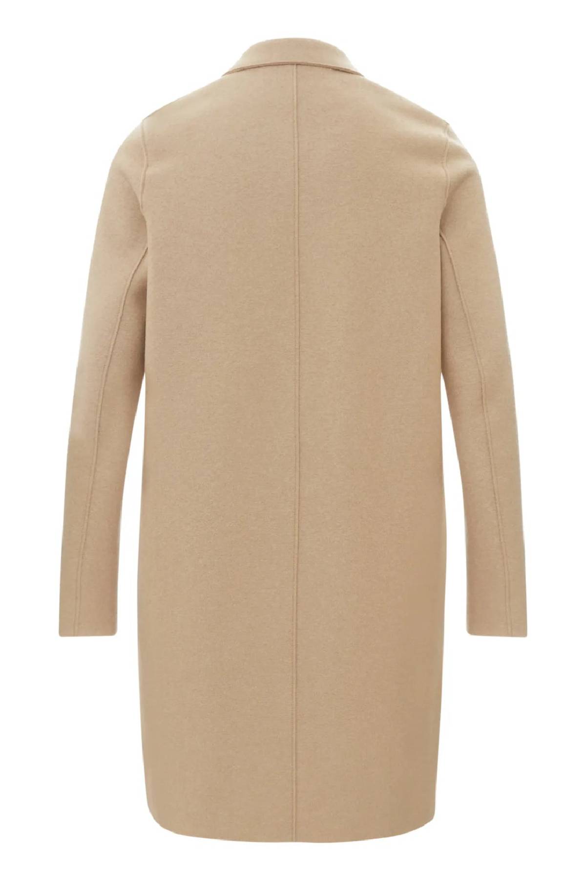 Harris Wharf Cocoon Coat Light Pressed Wool