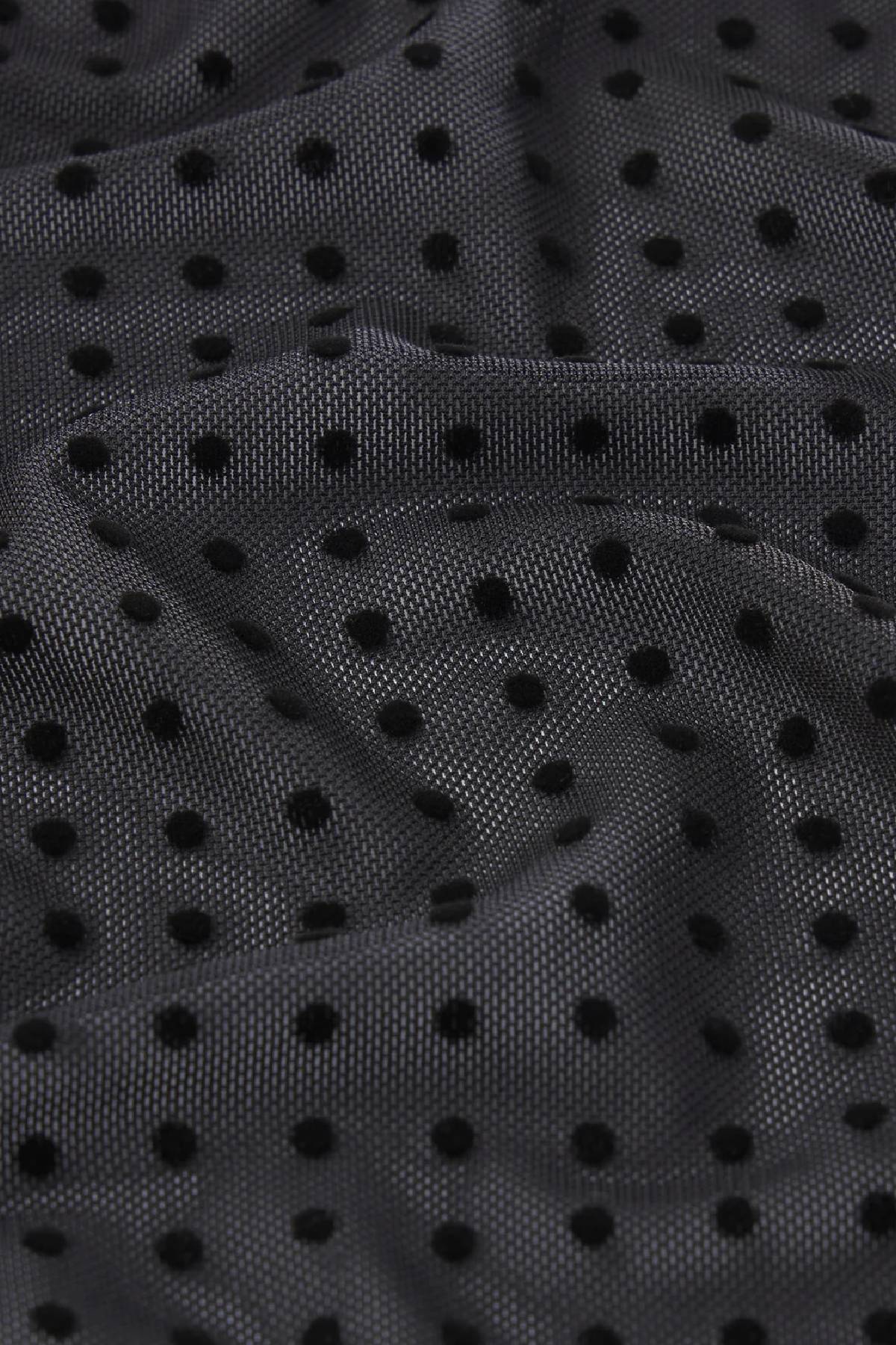 Frame The Mesh Polka Dot Top