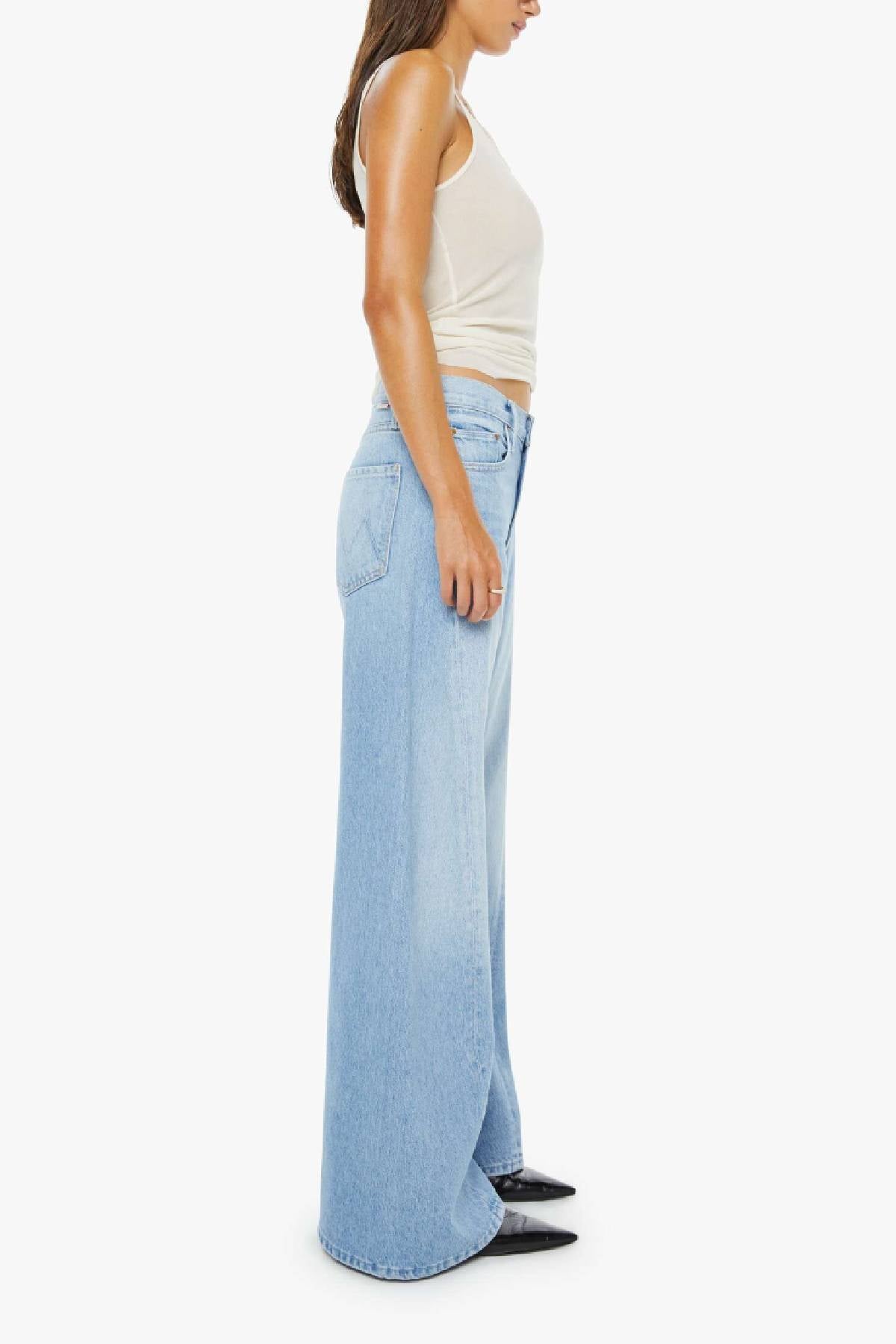 Mother The Lemon Twist Sneak Jeans