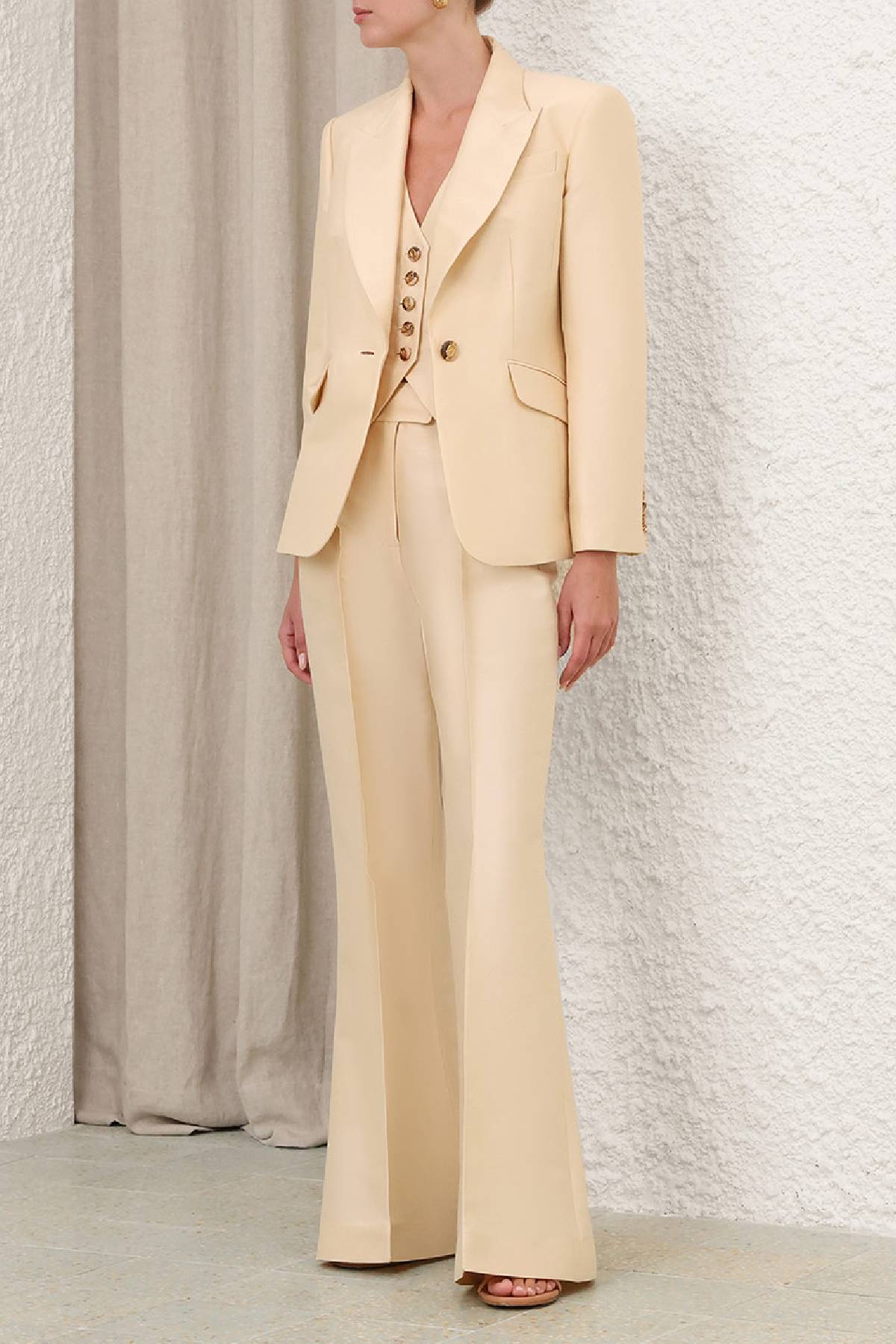 Zimmermann Luna Single Breasted Blazer