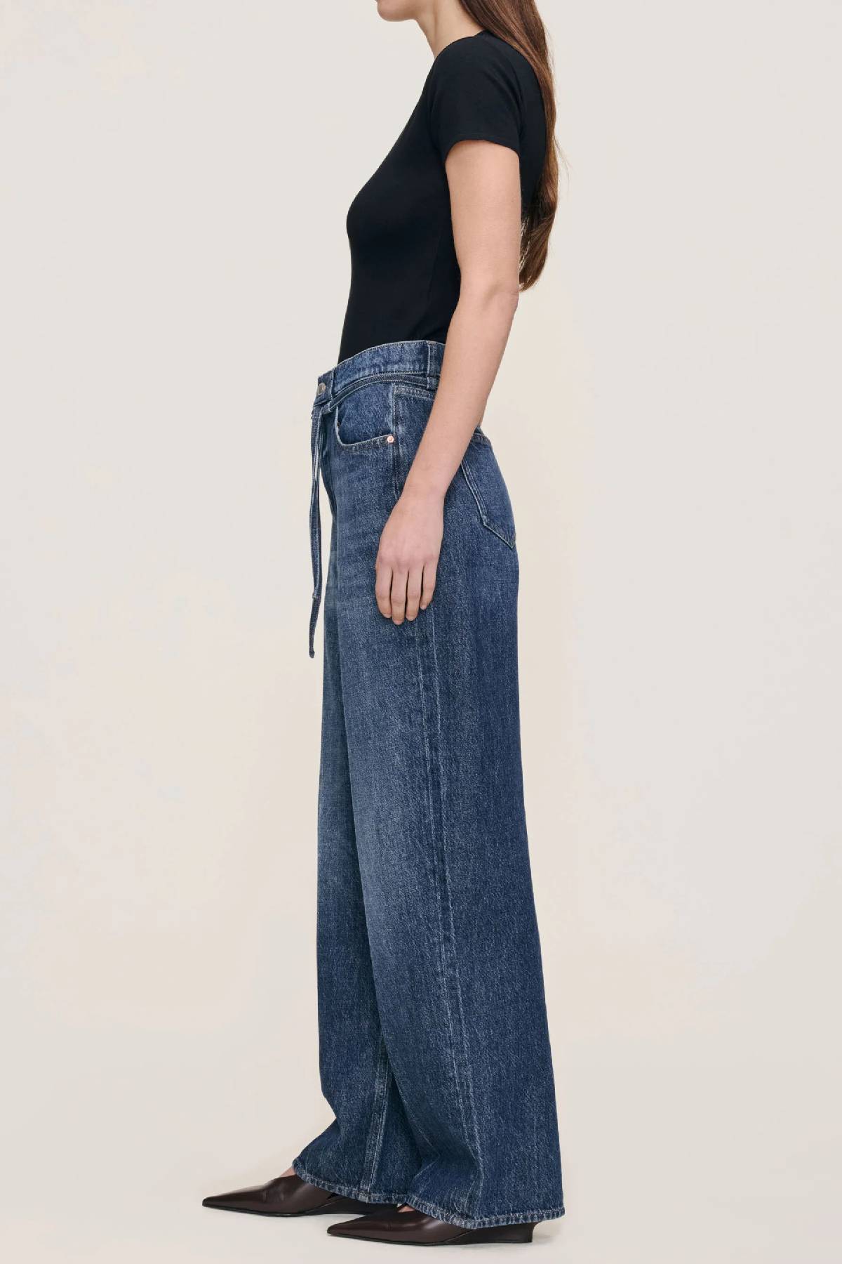 DL1961 Casie Relaxed Wide Leg 31" Jeans