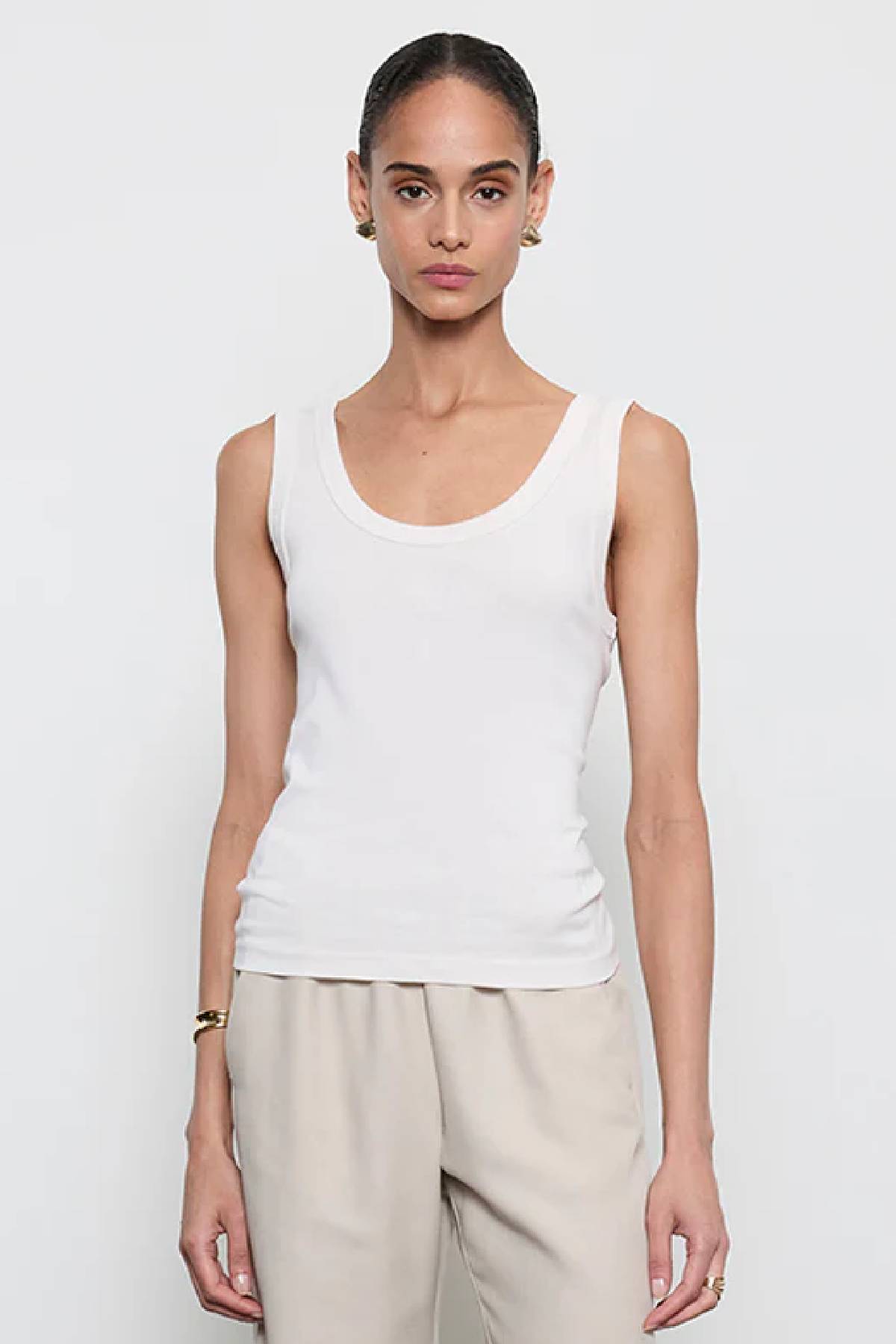 Enza Costa Supima Baby Rib Tank