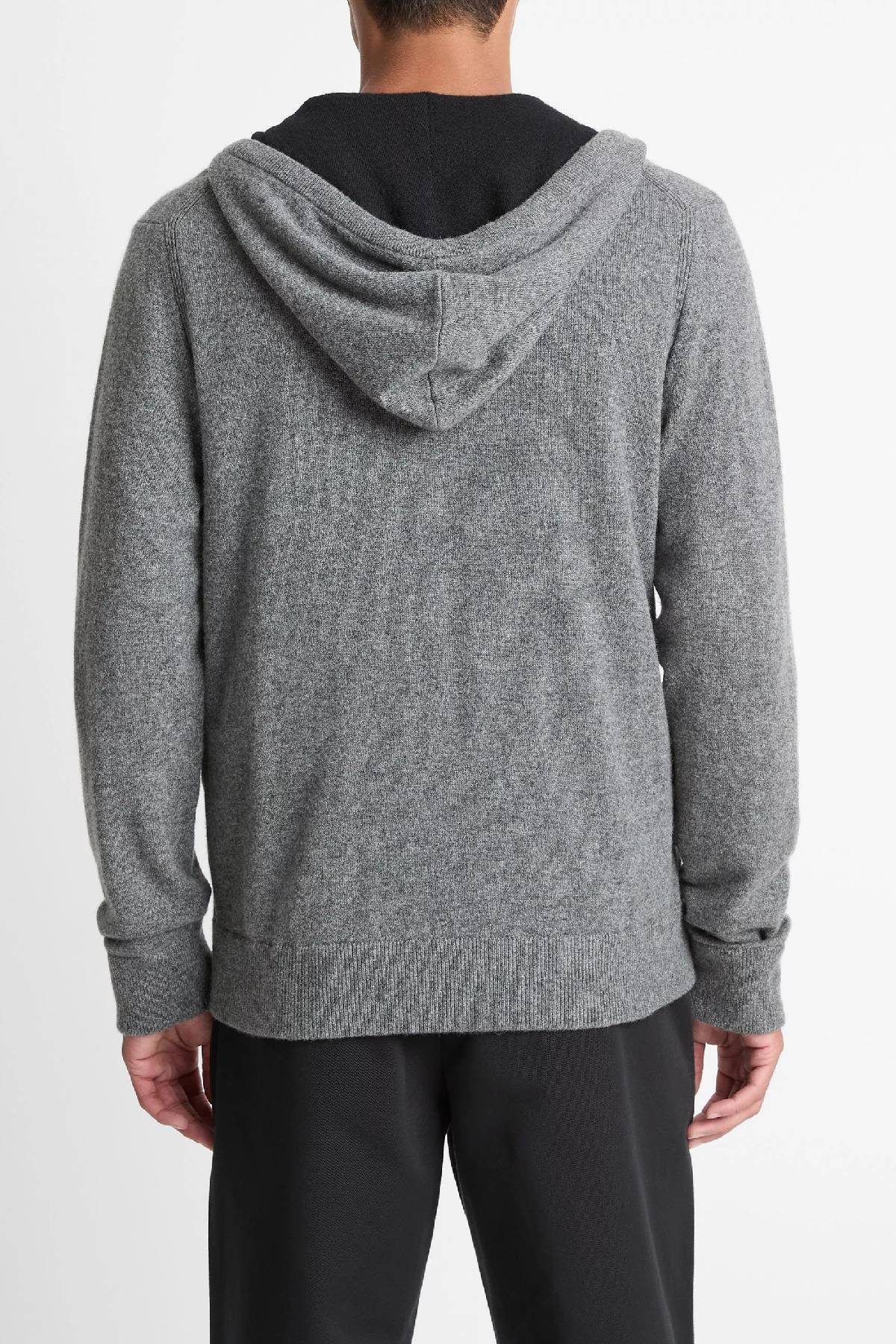 Vince Men's Cashmere Zip Front Hoodie